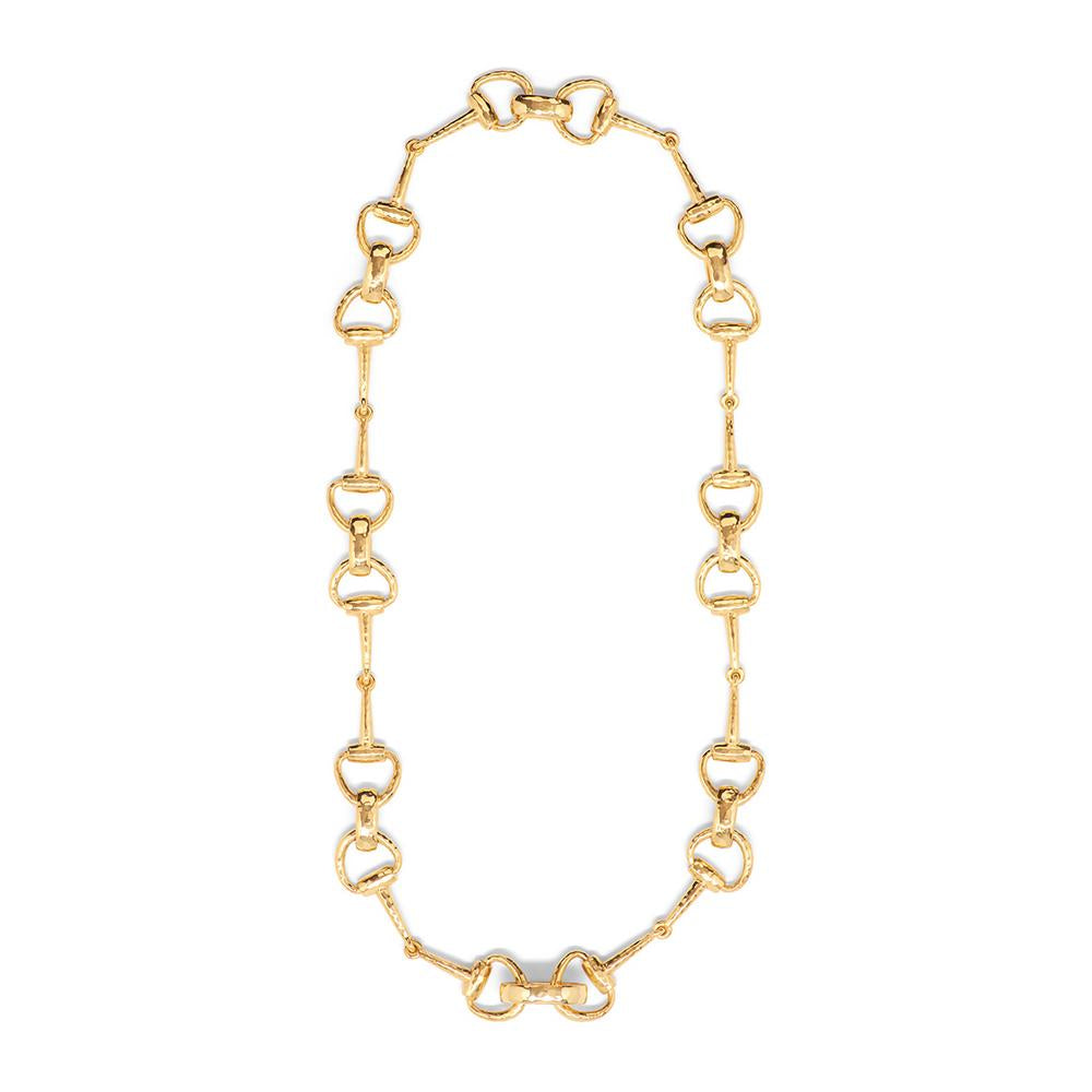 Capucine de Wulf Equestrian Snaffle Bit Chain Necklace in Gold - 20