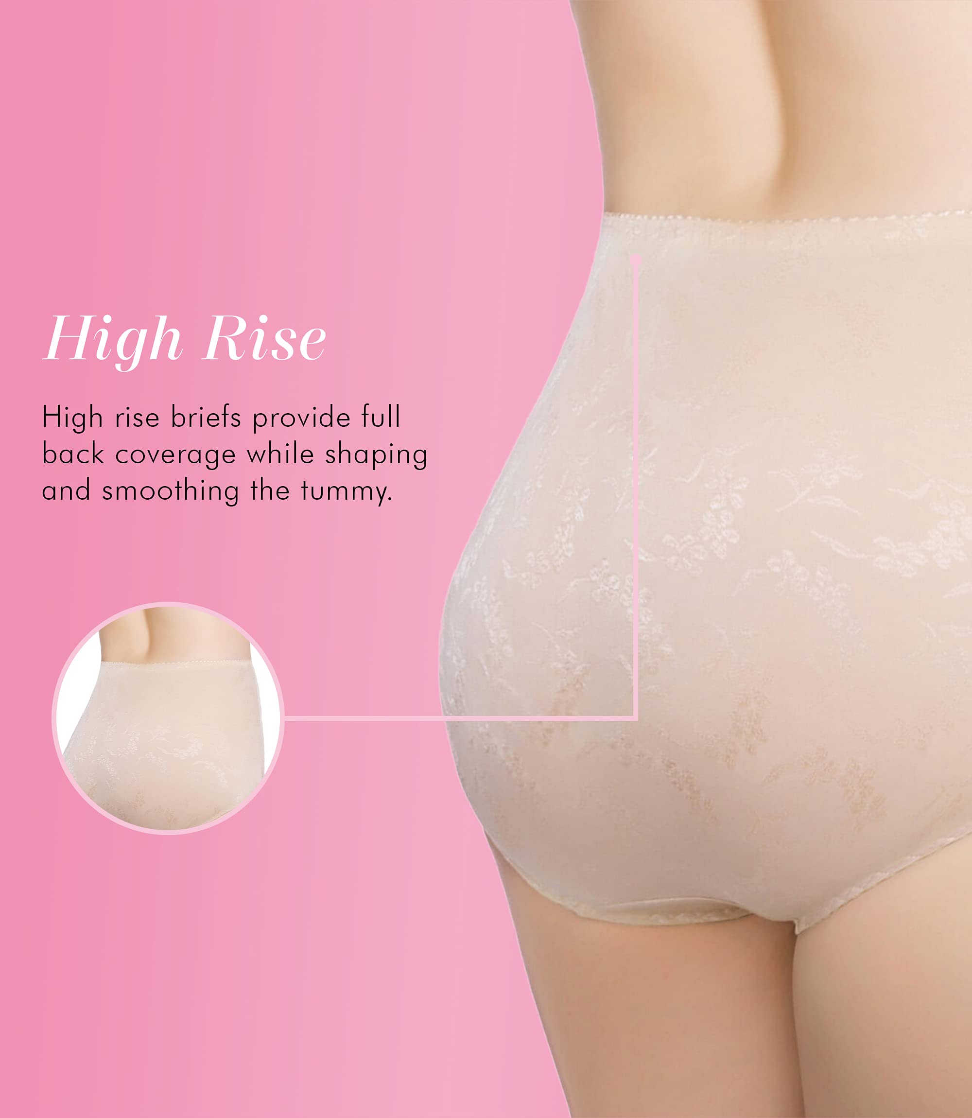 Exquisite Form Women's Comfortable Cotton Briefs - Soft Underwear for Everyday Wear - Perfect for Work, Lounge & Sleep