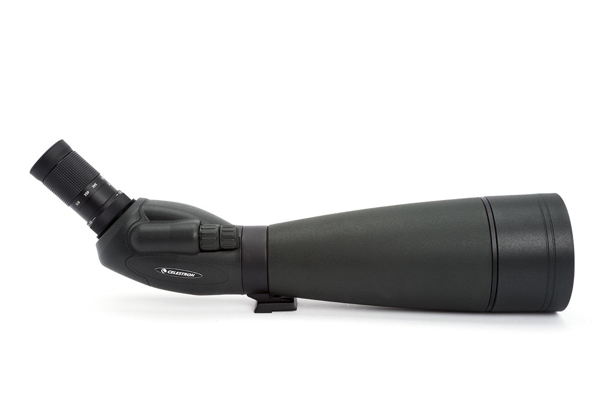 TrailSeeker 22 67x100mm Angled Zoom Spotting Scope - High Power Magnification for Bird Watching, Hunting & Outdoor Adventures