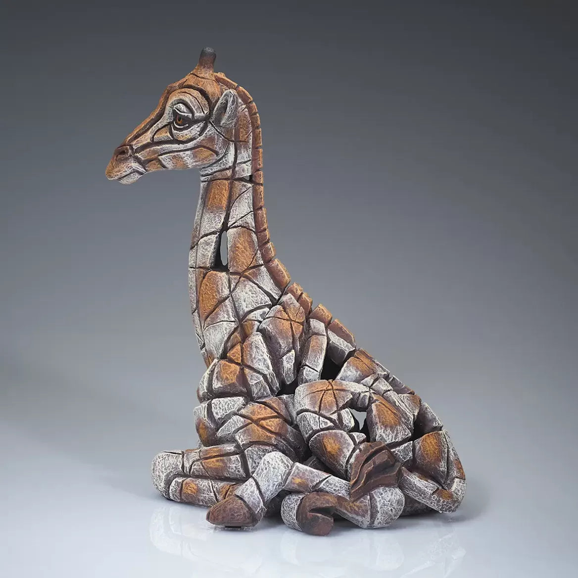 Edge Sculpture Giraffe Calf - Handcrafted Metal Wall Art Decor for Home & Office | Perfect for Nursery, Living Room, or Gift