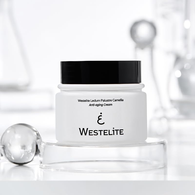 Anti-Wrinkle Skincare Set - Firming Face Oil (1 Fl Oz) & Moisturizing Facial Cream (1.7 Oz) with Camellia Japonica Seed Oil - Wrinkle Reduction & Hydration Bundle for Mature Skin - Perfect for Night Routine & Daily Anti-Aging Care