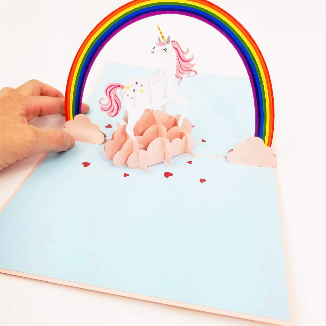 Magical Unicorn Pop Up Card for Birthdays & Special Occasions