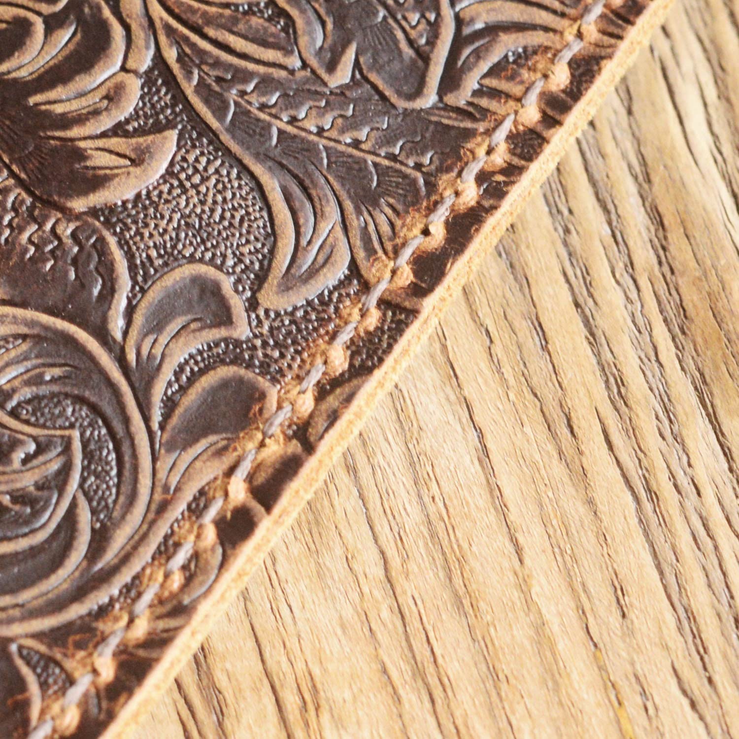 Premium Tooled Leather Case for MacBook Pro 14/16 (2021) & MacBook Pro 13 (2020) | Genuine Leather Laptop Sleeve for MacBook Air 13 | Protective Cover for Work, Travel & Business Meetings (Model M615)
