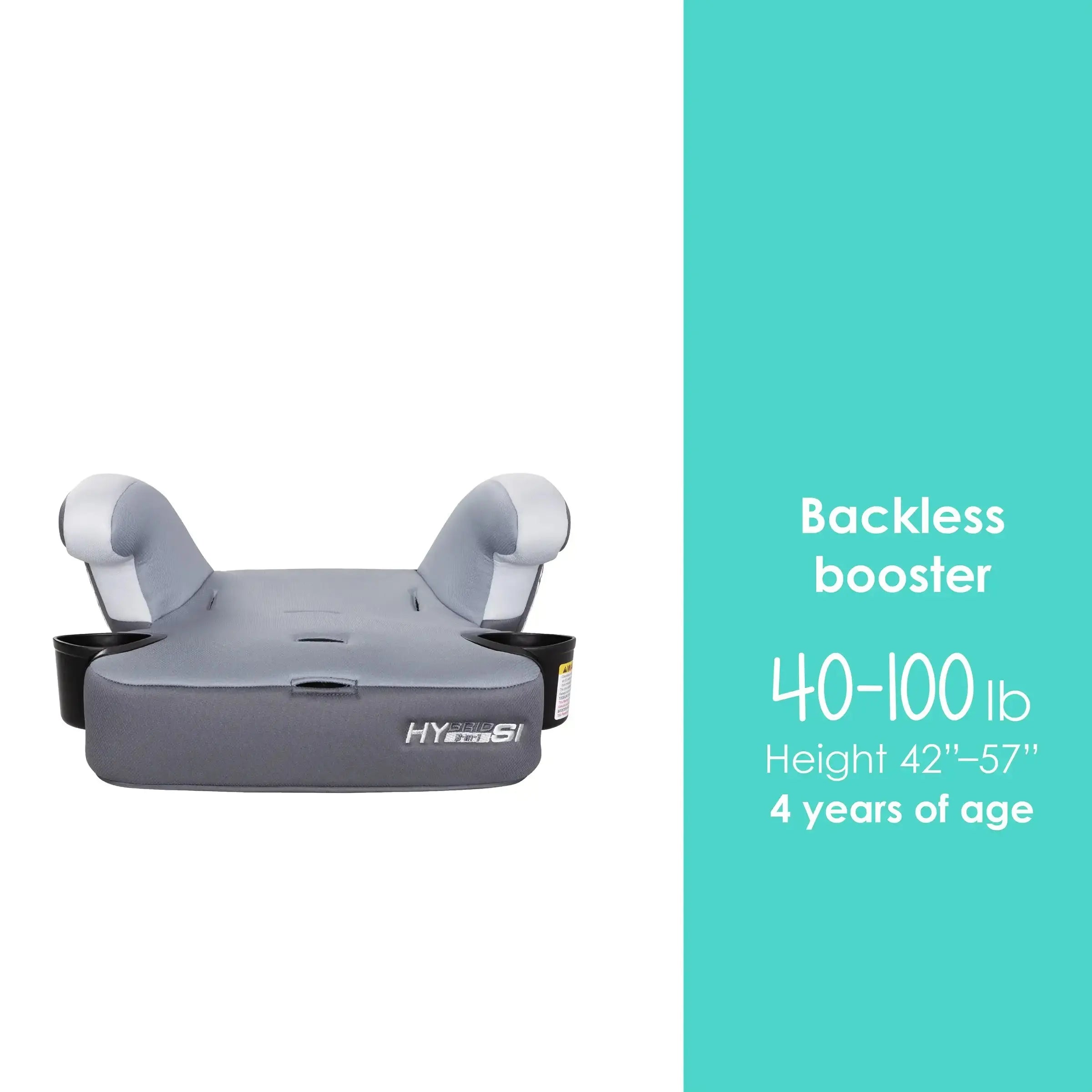 Hybrid™ SI 3-in-1 Convertible Car Seat with Side Impact Protection - Desert Grey (Walmart Exclusive) | Safe for Infants, Toddlers & Big Kids | Perfect for Long Road Trips & Daily Commutes