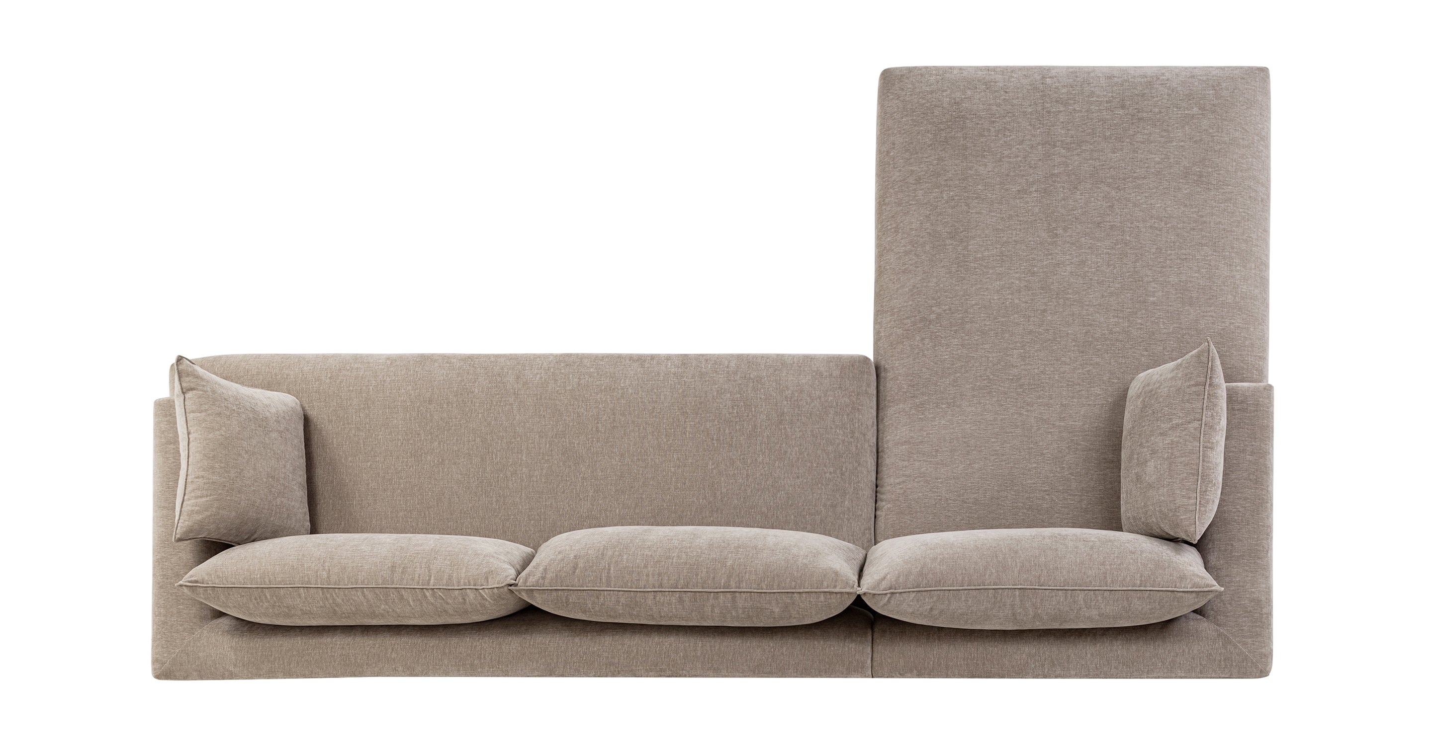 Milo Left Facing Sectional Sofa with Storage | Modern L-Shaped Couch for Living Room | Perfect for Small Spaces & Family Gatherings