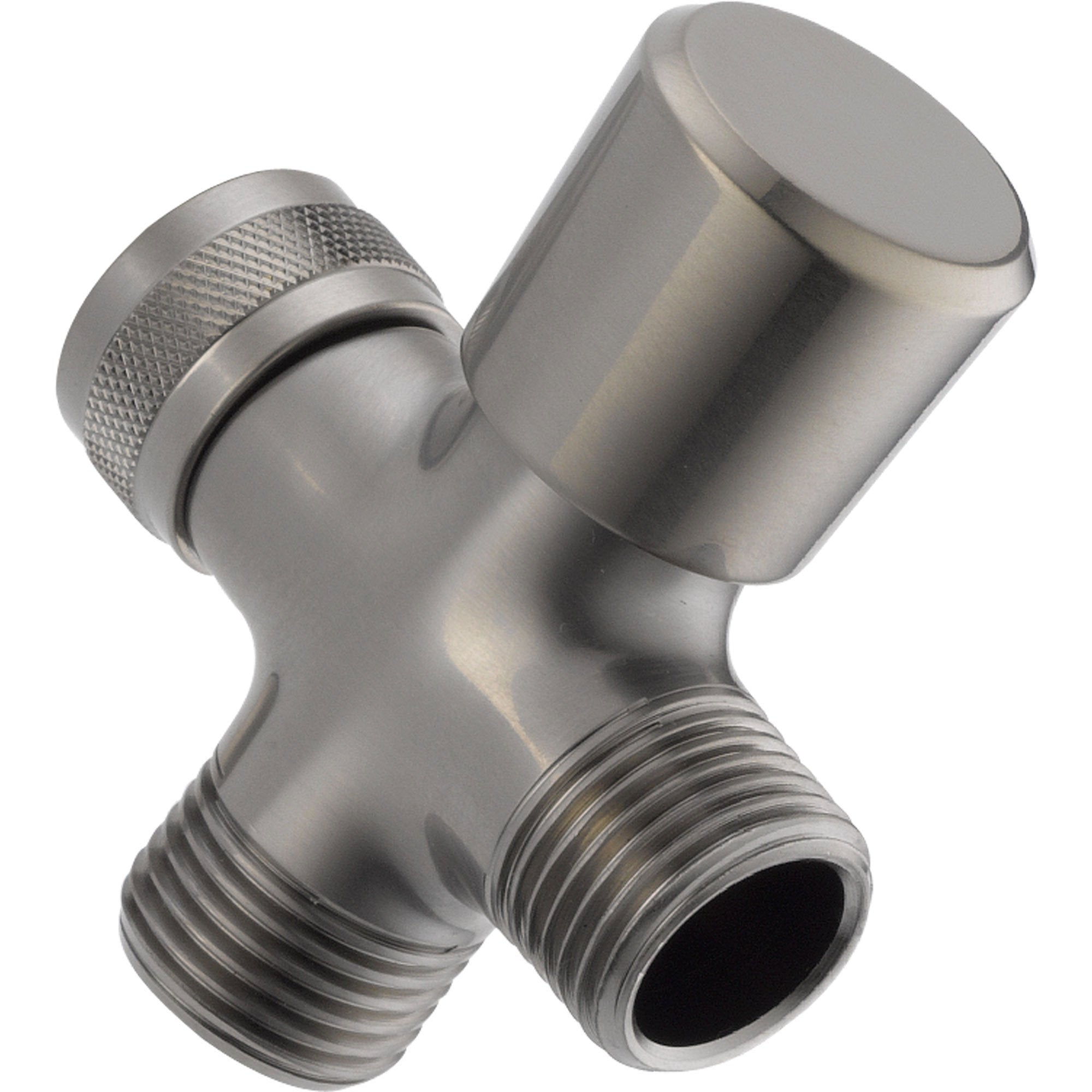 Delta 3-Way Shower Arm Diverter - Stainless Steel Bathroom Fixture (Model 561345) for Multiple Showerhead Installations | Perfect for Spa-Like Bathroom Upgrades & Luxury Shower Systems