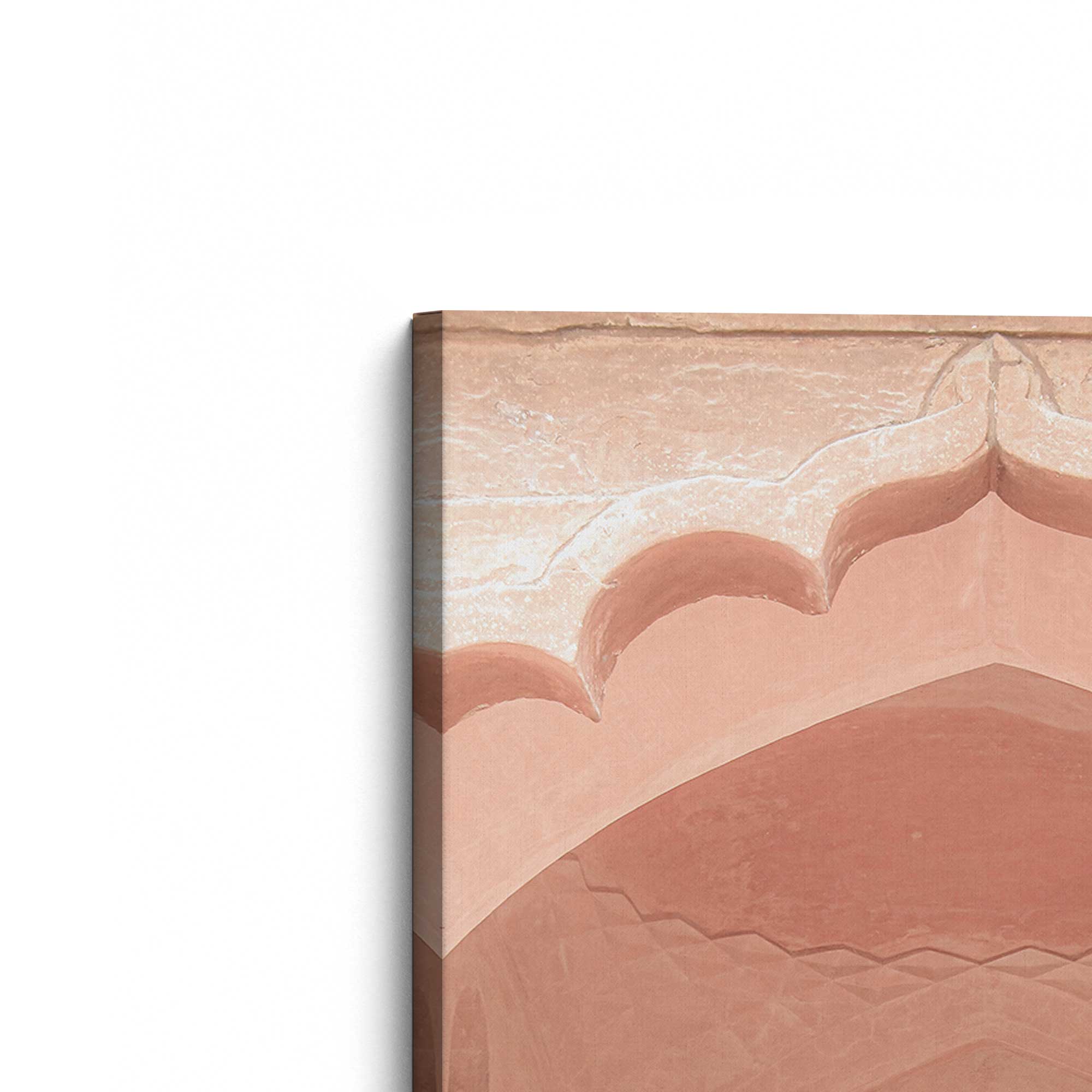 Desert Rose Alcove Canvas Wall Art Print - Handmade Floral Painting for Living Room, Bedroom & Office Decor