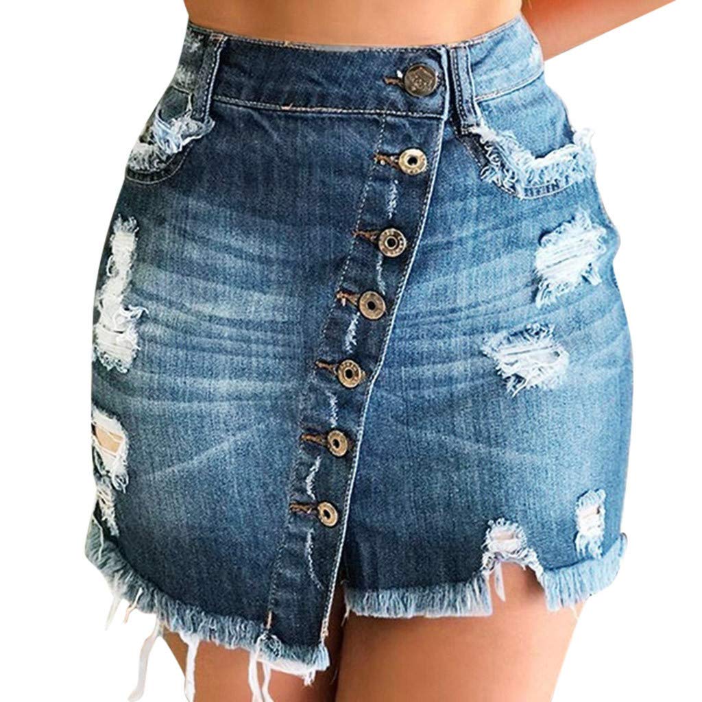 Women's Plus Size Denim Mini Skirt - Ballet Skirt & Summer Shorts for Casual Wear, Dance, and Everyday Outfits