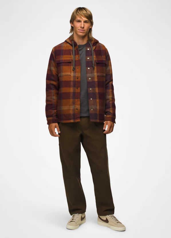 Men's Asgard Hooded Flannel Shirt - Soft Plaid Winter Jacket for Outdoor Camping & Casual Wear