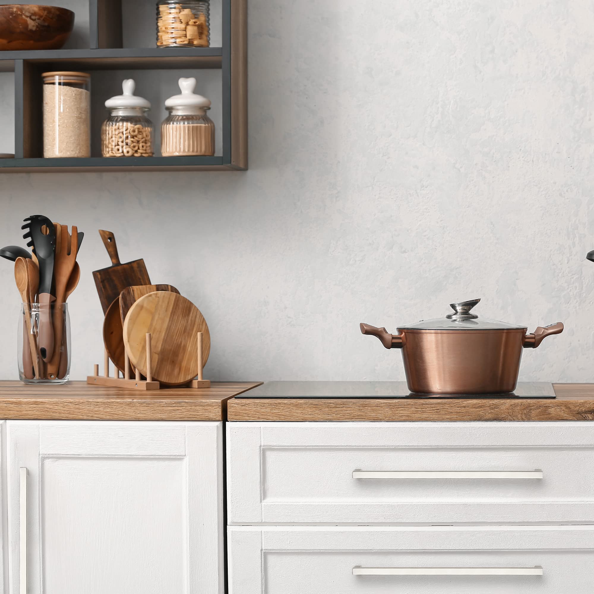 Ravinte 18 Pack 12-3/5 Inch Kitchen Cabinet Handles - Satin Nickel & Brushed Nickel Drawer Pulls - Durable Cabinet Hardware for Kitchen, Bathroom, Dresser & Furniture (Perfect for Modern Home Upgrade)
