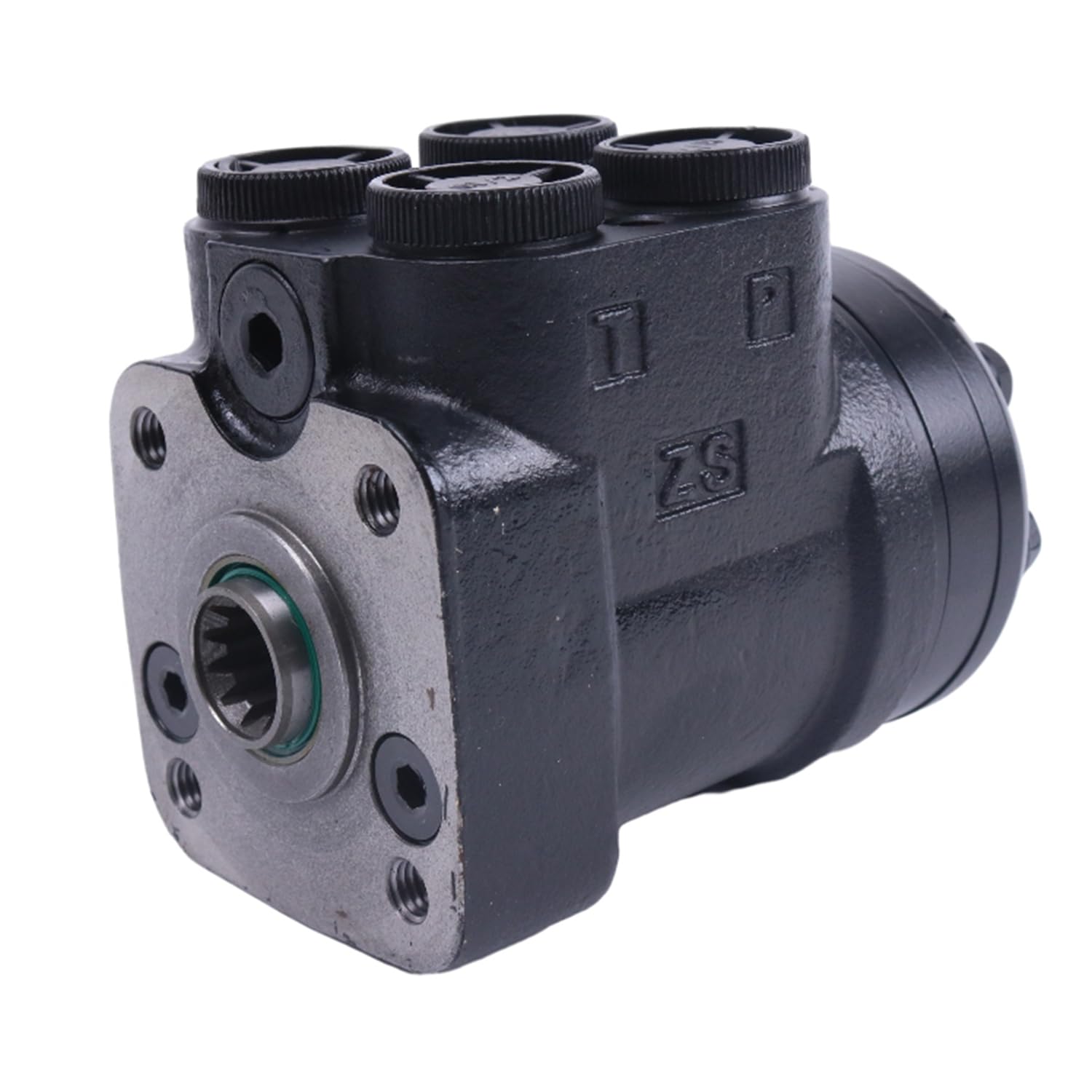 JZGRDN Steering Motor Without Relief Valve 67698C91 67698C92 67698C93 67698C94 K207419 - Replacement for Case IH 248 258 268 278 385 484 485 584 684 685 784 884 885 Tractors - Perfect for Agricultural Equipment Repair and Maintenance