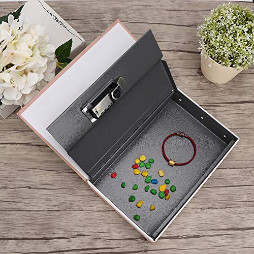 Mini Book Safe Box - Hidden Security Lock Box with Password Protection for Money, Jewelry & Valuables | Discreet Home & Office Storage Solution