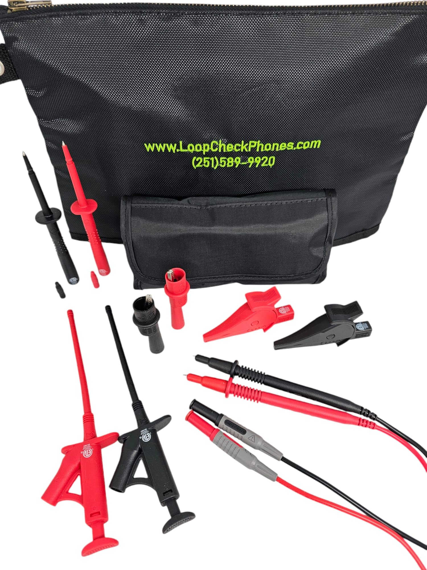 Loop Check Phones for Electricians - Continuity Test Phone Set ME001-R - Ideal for Electrical Testing, Circuit Troubleshooting & Maintenance Work