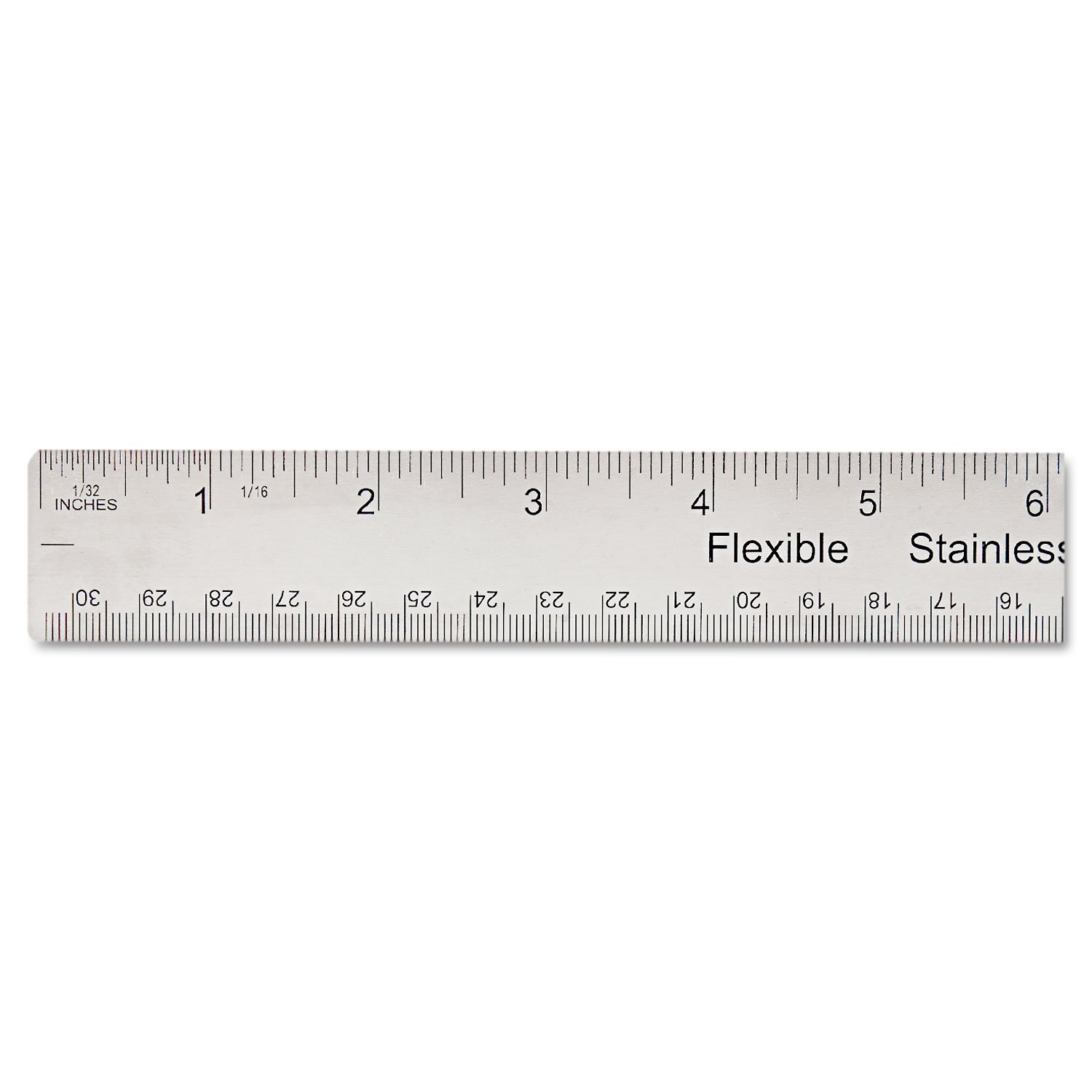 12 Inch Stainless Steel Ruler with Cork Back - Precision Measuring Tool for Office, School, and DIY Projects