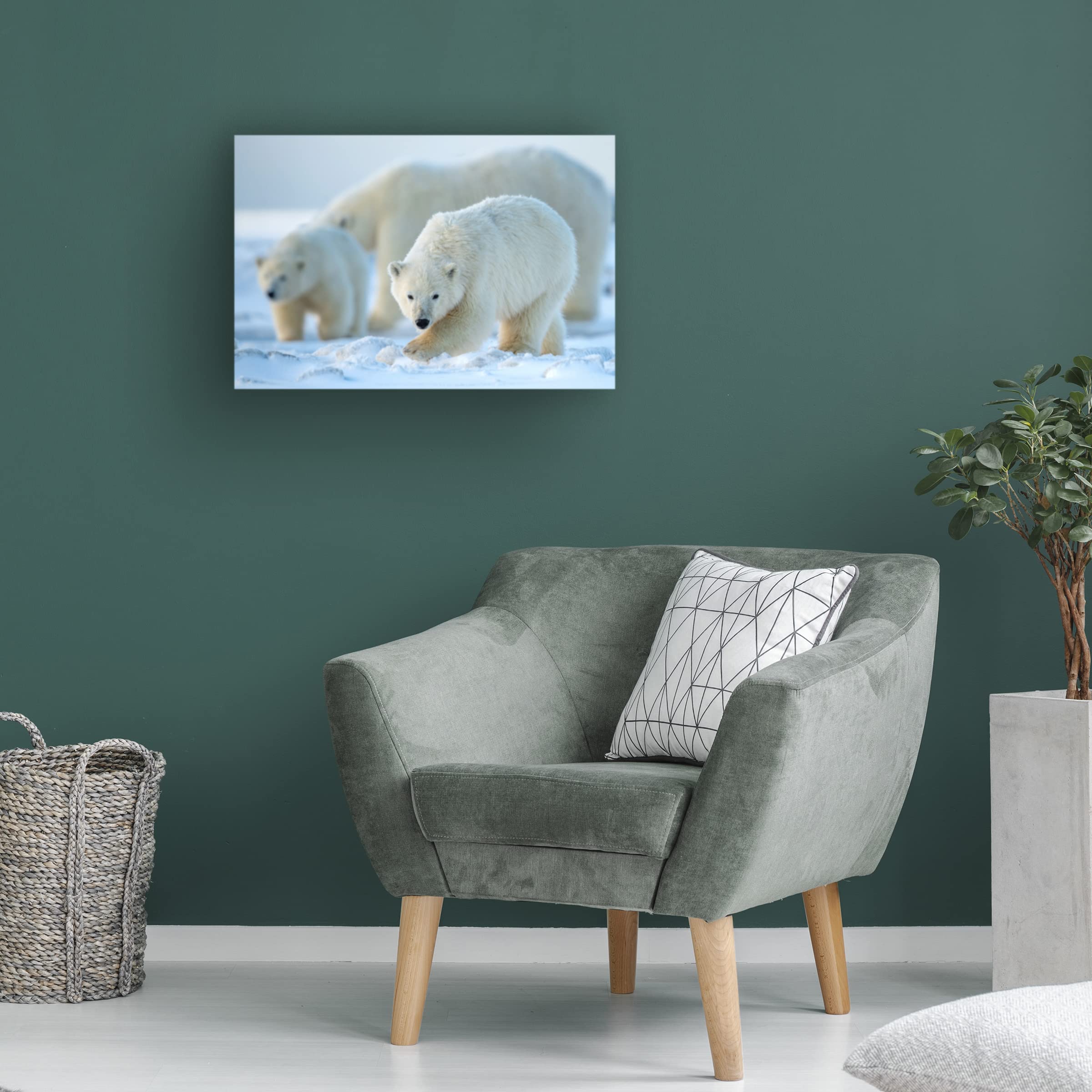 Trademark Fine Art 'Gaze' Canvas Wall Art by Hung Tsui - Stunning Abstract Painting for Living Room, Bedroom & Office Decor