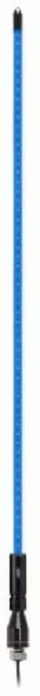 Metra Electronics 6ft Blue LED Whip Antenna - Single Color Light Up Car Accessory for Off-Road Trucks, Jeeps & ATVs (MPS-BWHIP6) - Perfect for Night Rides, Car Shows & Off-Road Adventures
