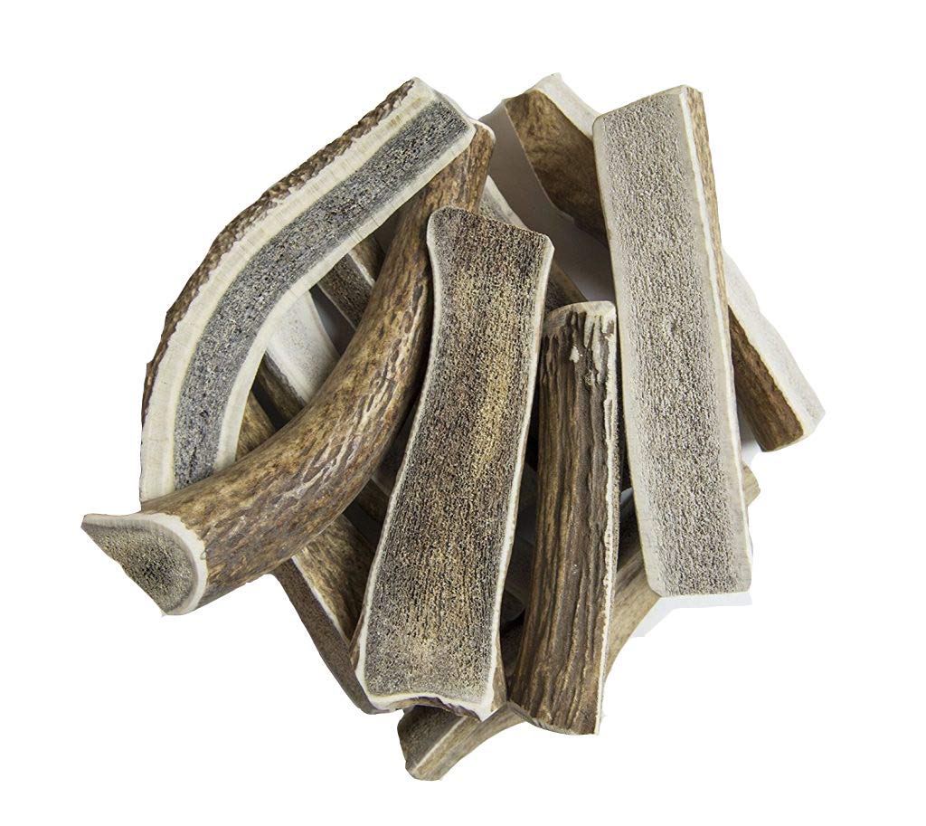 Premium Split Elk Antlers for Dogs - 7 Inch Large Dog Chews (2 Pack) | Naturally Shed Antler Bone for Aggressive Chewers | Made in USA | Promotes Dental Health | Great for Teething, Training & Long-Lasting Chewing Fun