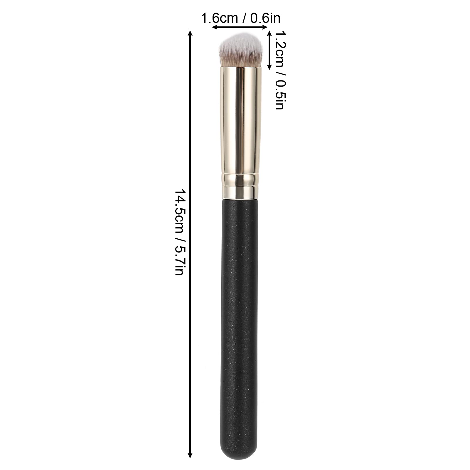 Professional Makeup Concealer Brush - Soft Synthetic Bristles for Flawless Coverage - Perfect for Foundation, Contouring & Highlighting - Ideal for Everyday Makeup & Professional Use