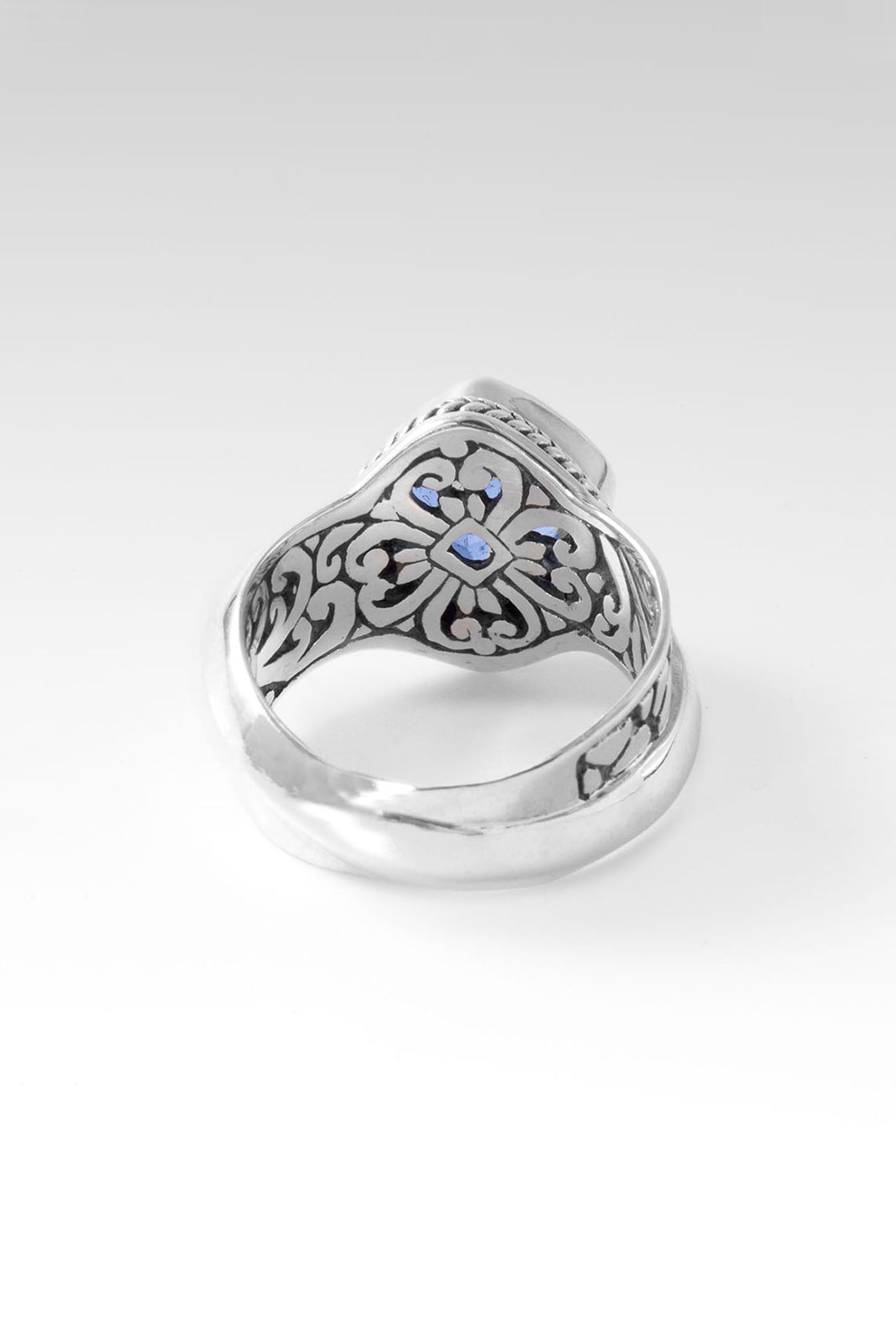 Blessings Persist Ring™ - Blue Violet Fluorite Gemstone Jewelry for Women | Spiritual Healing, Meditation & Everyday Elegance