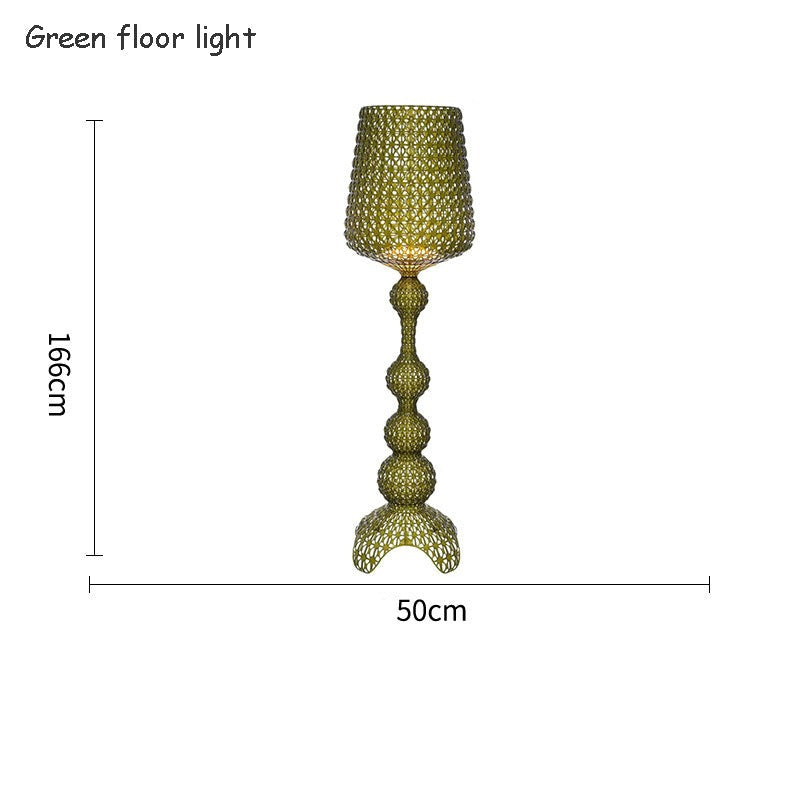 Scandinavian Kabuki Lamp - Modern Nordic Style Table Lamp for Living Room, Bedroom & Office Decor