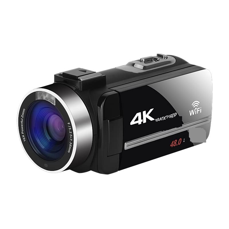 AUBEST 4K 18X Digital Video Camera Camcorder with Rotating Touch Screen, 48MP Photography, Time Lapse & Vlogging - Perfect for YouTube, Travel Vlogging, Family Events (No SD Card Included)
