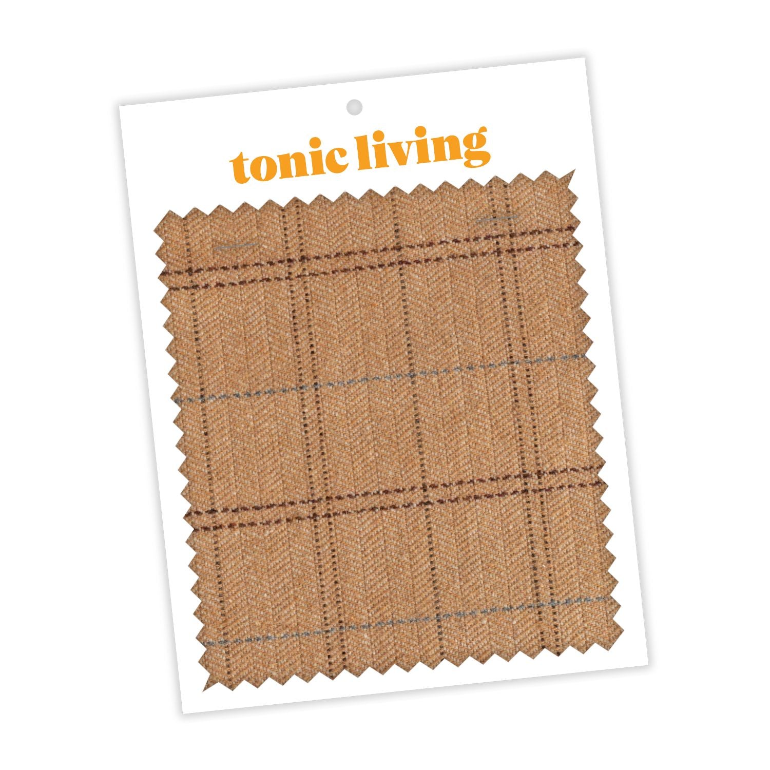 Lundie Plaid Camel Blanket - Soft & Cozy Tartan Throw for Couch, Bed, and Home Decor - Buy a Swatch Now