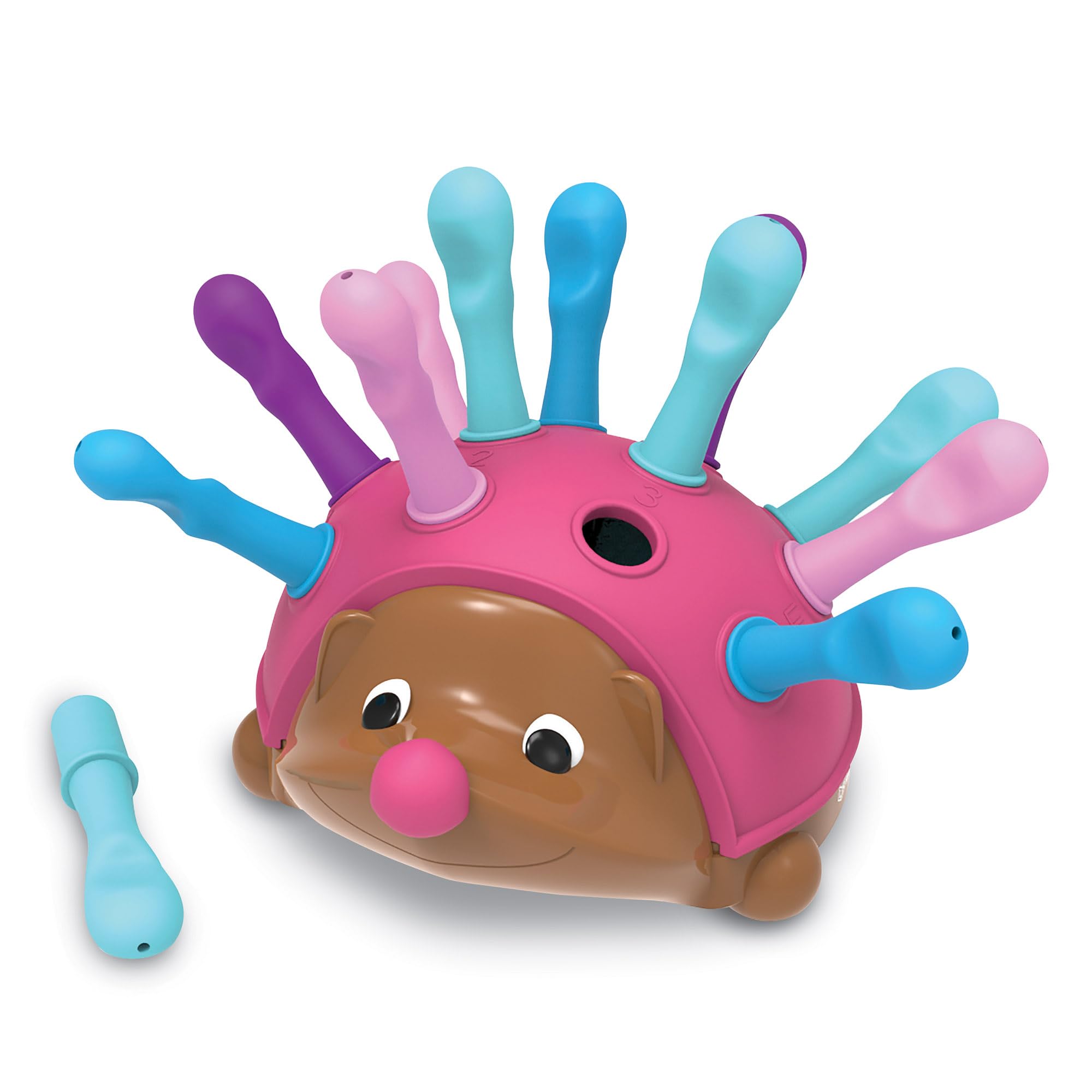 Learning Resources Spike The Fine Motor Hedgehog Pink - 14-Piece Toddler Sensory Toy for Fine Motor Skills Development, Montessori & Educational Toys for Kids Ages 18+ Months - Perfect for Preschool Learning & Playtime Activities
