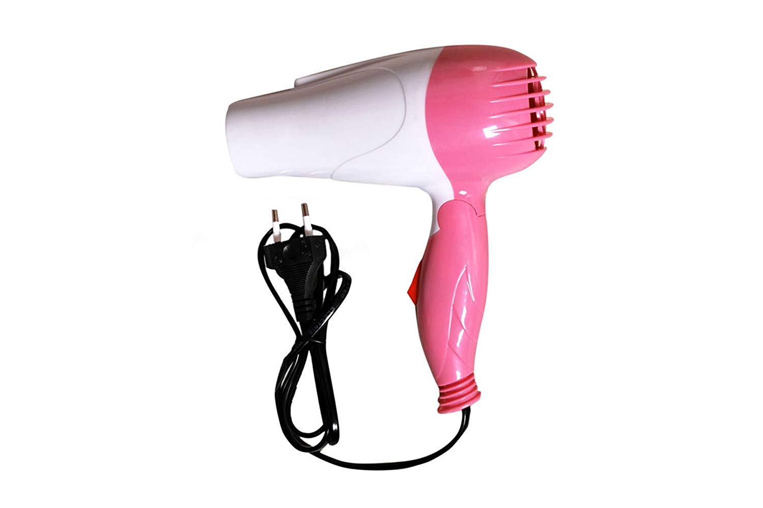 Kabello Professional Hair Dryer with Brush - Salon Quality Styling Tool for Women & Girls (Red, Pack of 1) | Perfect for Home Use, Travel & Professional Salons
