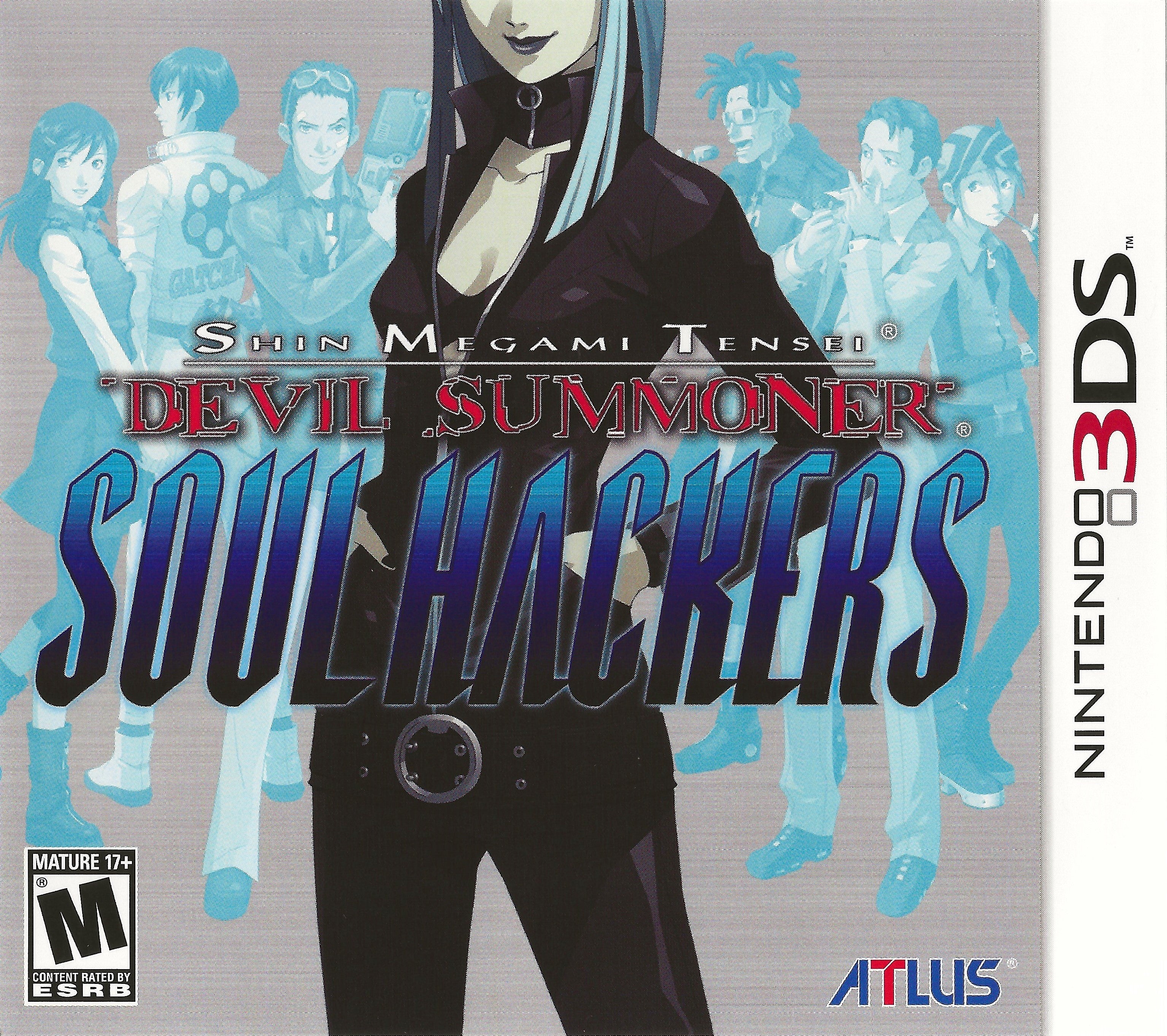 Shin Megami Tensei: Devil Summoner Soul Hackers - Classic JRPG Game for Nintendo 3DS | Dark Cyberpunk Adventure with Demon Collection | Perfect for RPG Fans & Retro Gaming Enthusiasts