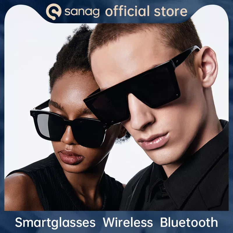 Sanag U Series Smart Bluetooth Sunglasses with Wireless Audio - Hands-Free Calls & Music - Perfect for Running, Cycling, and Outdoor Activities