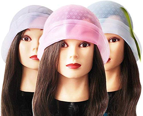 OSEN Reusable Silicone Highlight Cap for Hair Dye & Coloring - Transparent Hair Spa Cap (1 Pack) - Perfect for Salon, Home Hair Coloring & DIY Highlights
