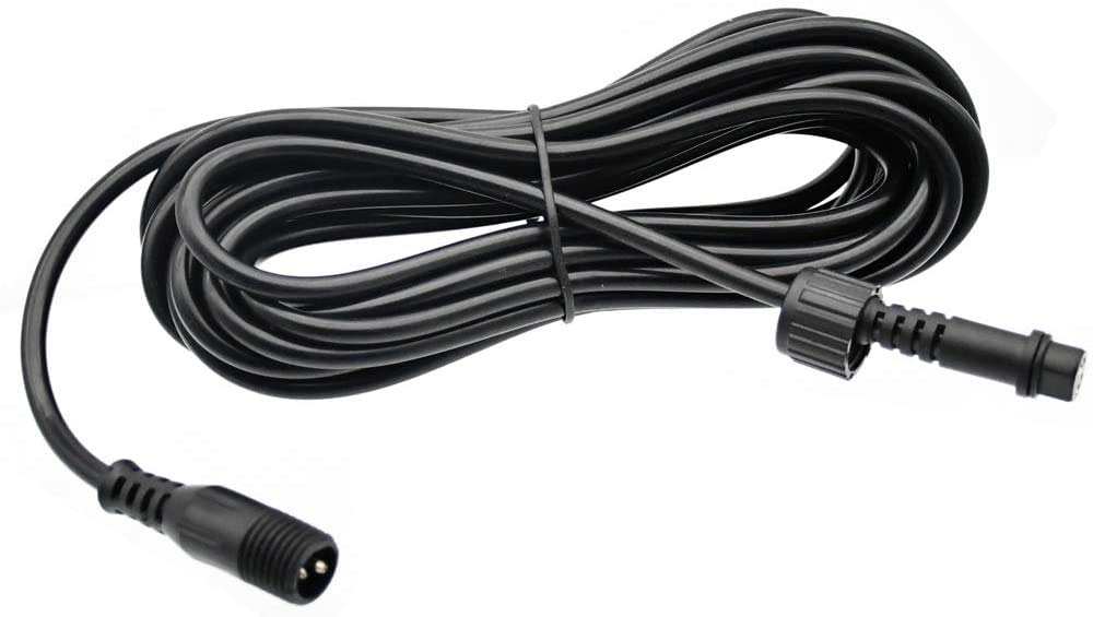 ECO-WORTHY 16.4FT Solar Fountain Water Pump Extension Cord - Compatible with 5W/10W/20W Solar Pumps - Durable Outdoor Cable for Garden, Pond & Water Feature Lighting