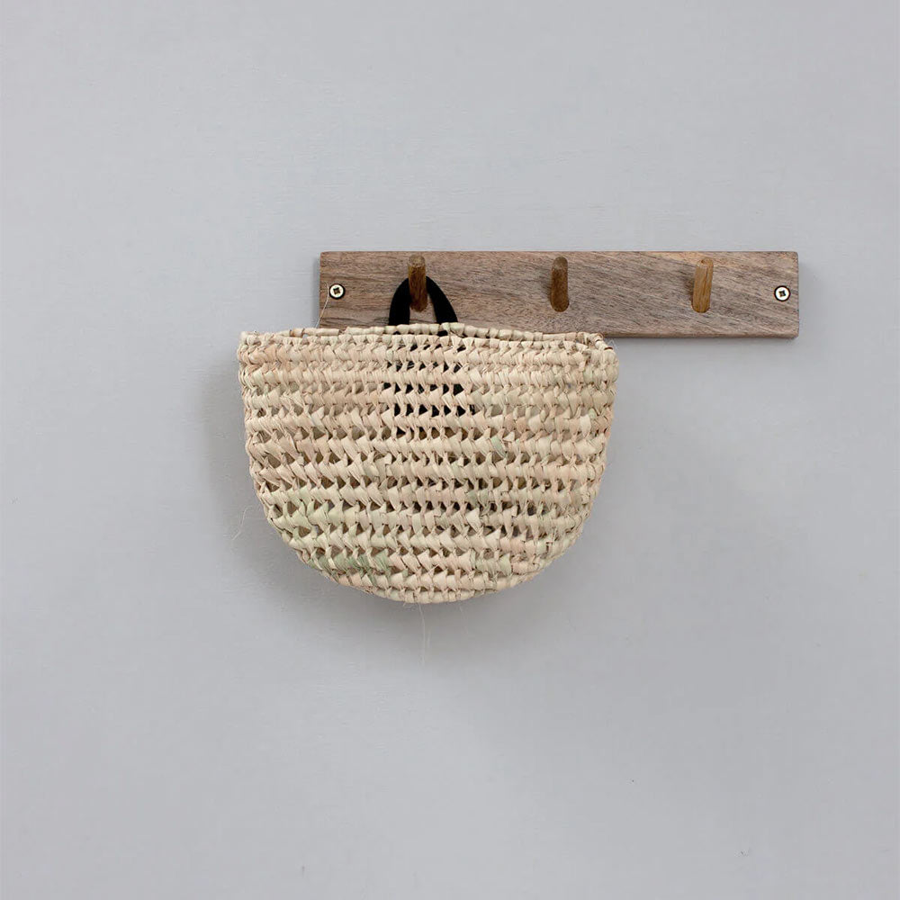 Stylish Wall Hanging Basket Trio Set - Rustic Home Decor for Plants & Flowers - Perfect for Indoor/Outdoor Use in Living Room, Patio or Garden