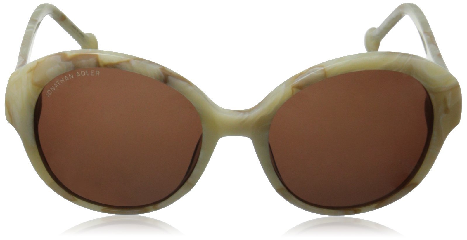 Jonathan Adler Malb Oval Sunglasses for Women - UV Protection, Polarized, Fashionable Cat Eye Shades - Perfect for Beach, Driving & Outdoor Activities