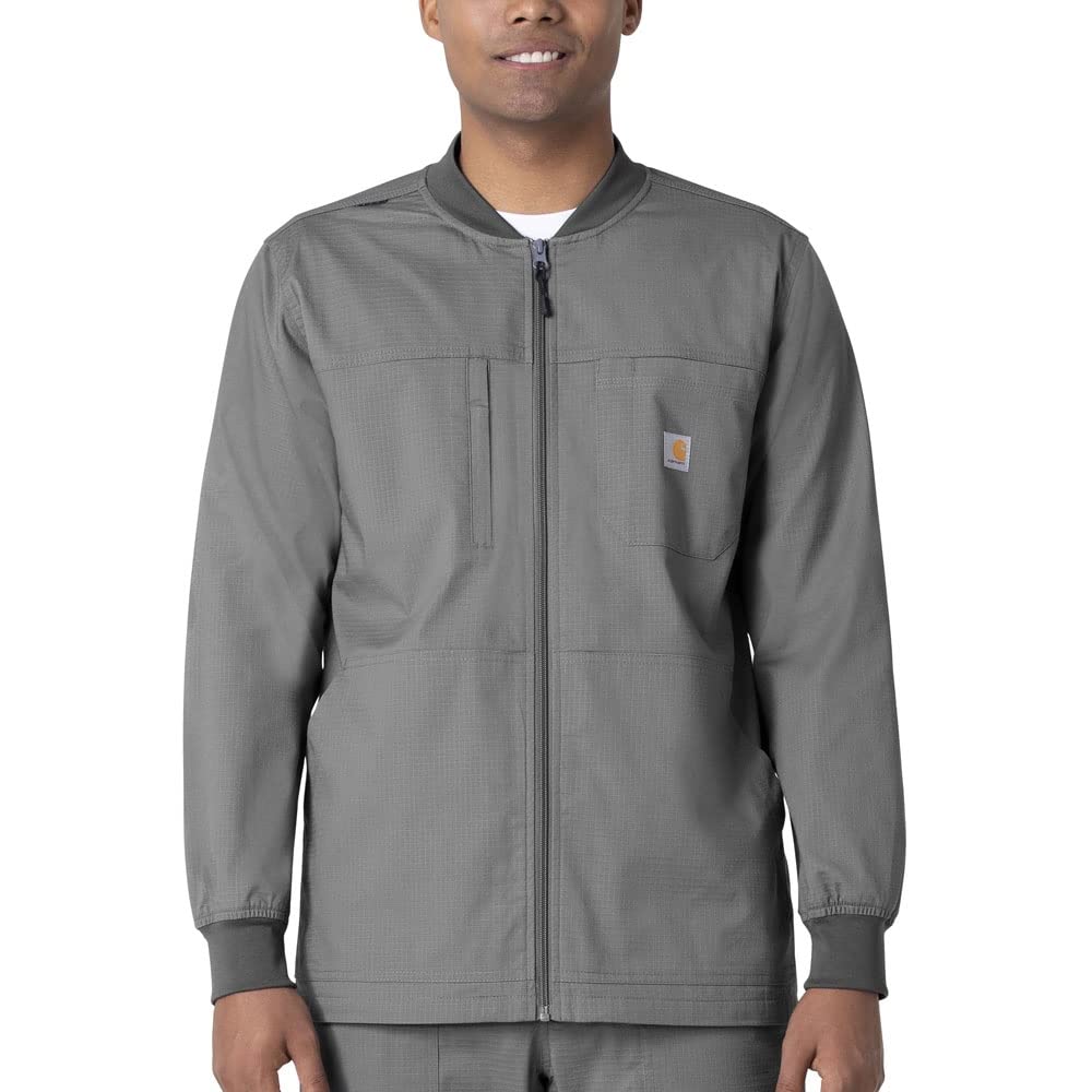 Carhartt Men's Utility WarmUp Jacket - Heavy Duty Work Jacket for Cold Weather - Ideal for Construction, Outdoor Work & Winter Activities