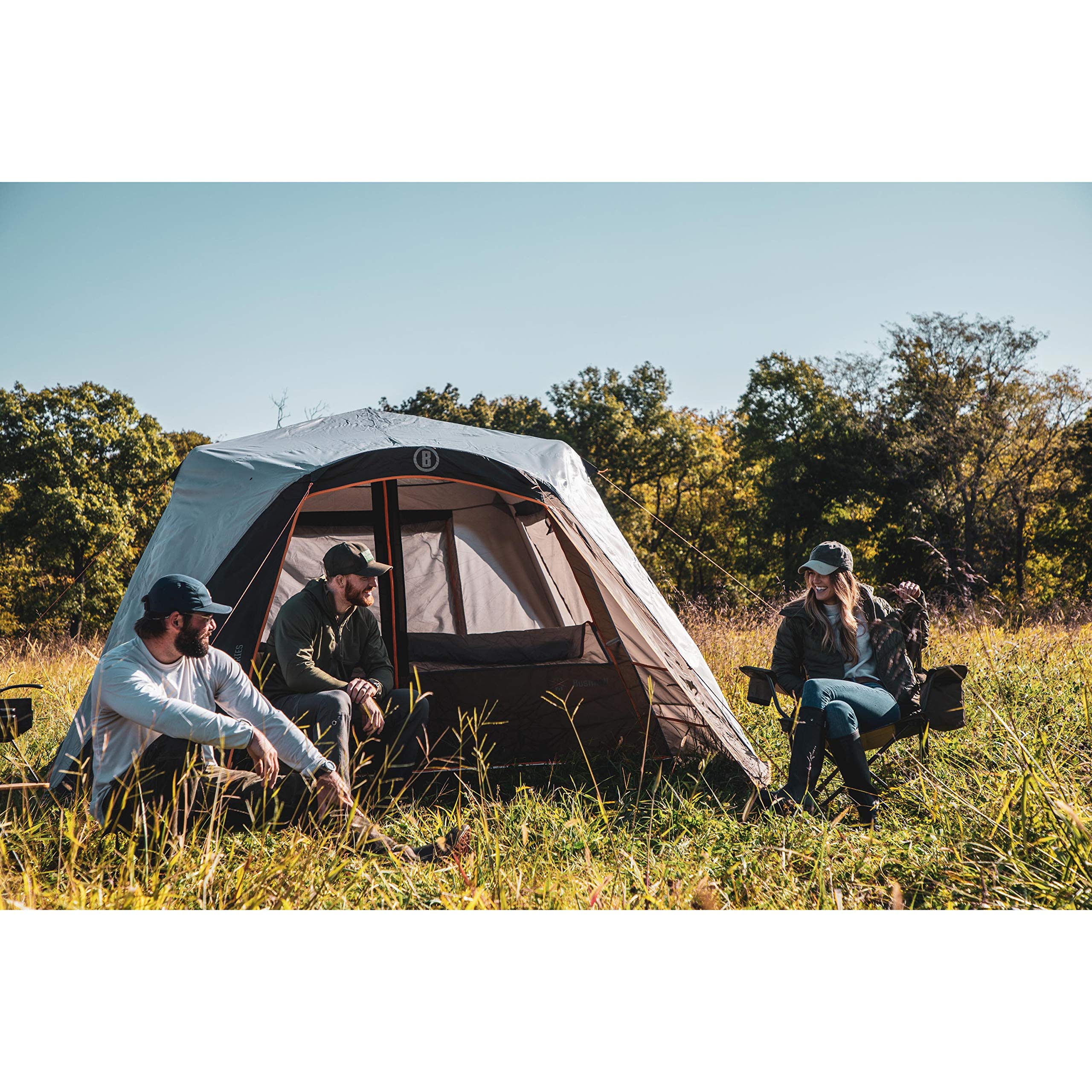 Bushnell Instant Tent - 6/9/12 Person Shield Series Cabin Tent for 3-Season Camping | Fast Setup Family Tent for Hunting, Fishing & Outdoor Adventures | Perfect for Backpacking, Beach Trips & Music Festivals
