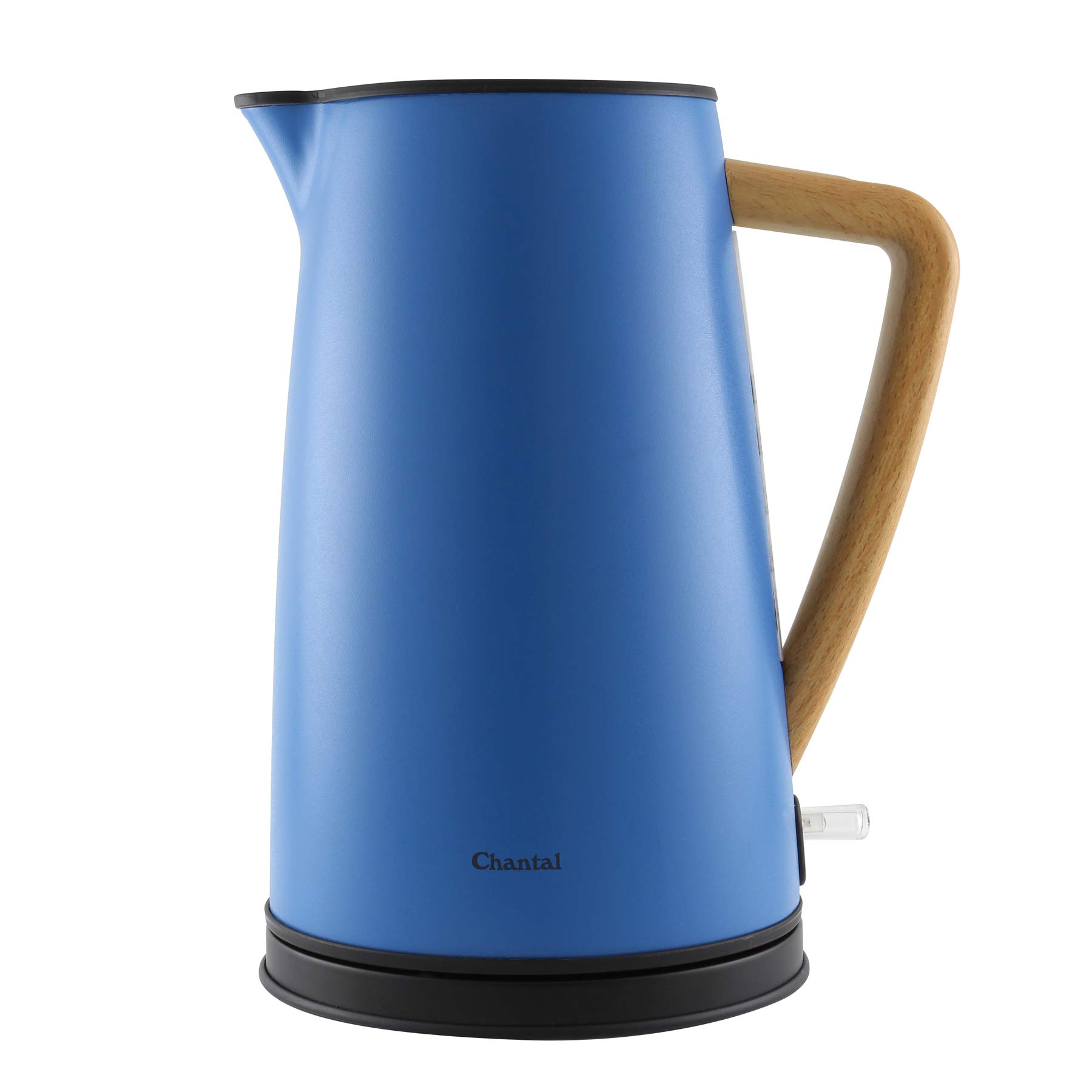 Chantal Oslo Cordless Electric Kettle - 1.7L Stainless Steel Fast Boiling Water Heater with Auto Shut-Off & Boil-Dry Protection - Perfect for Tea, Coffee & Office Use (Blue Cove)