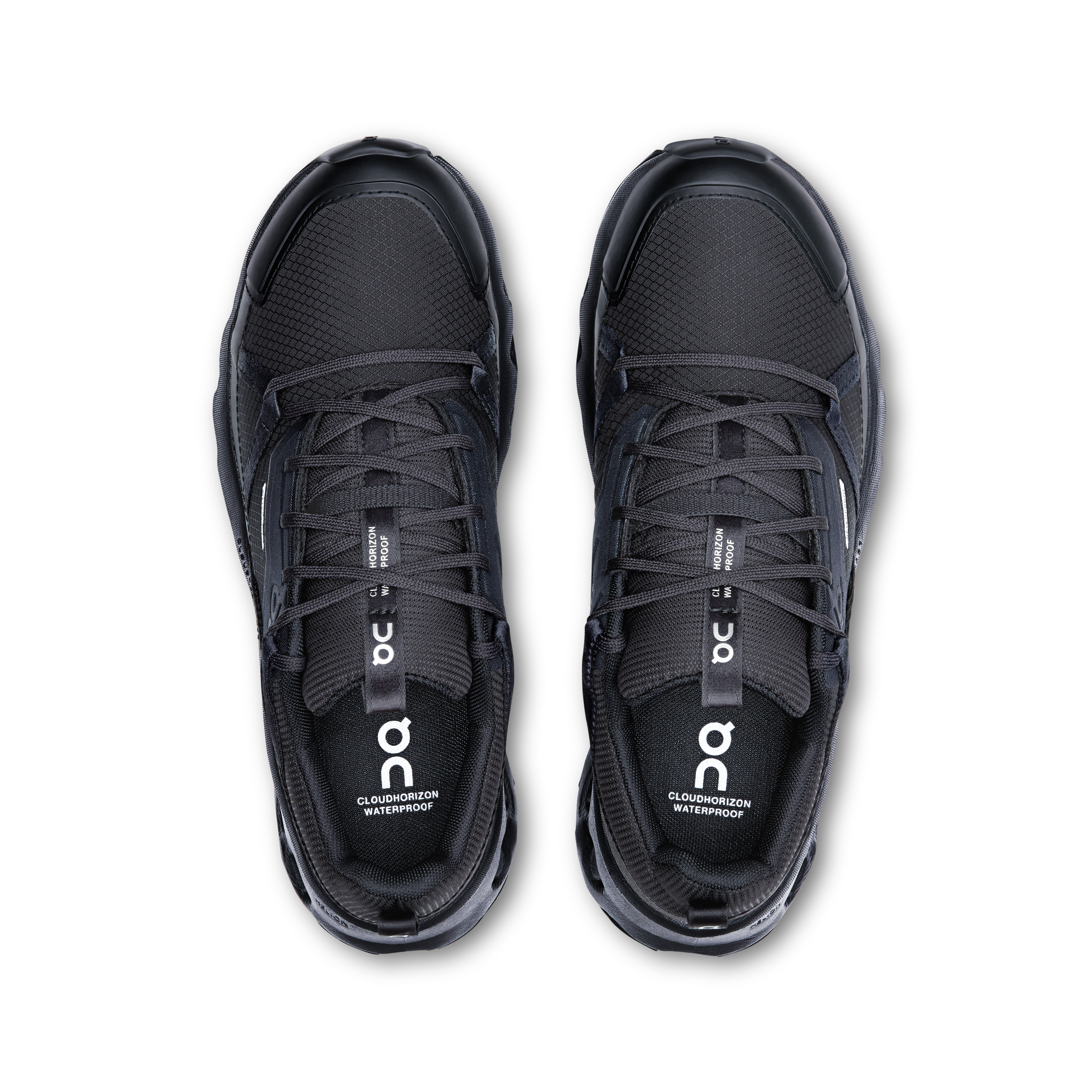 On Running Women's Cloudhorizon Waterproof Running Shoes - Black/Black | Lightweight & Breathable for Trail Running, Hiking & Outdoor Activities
