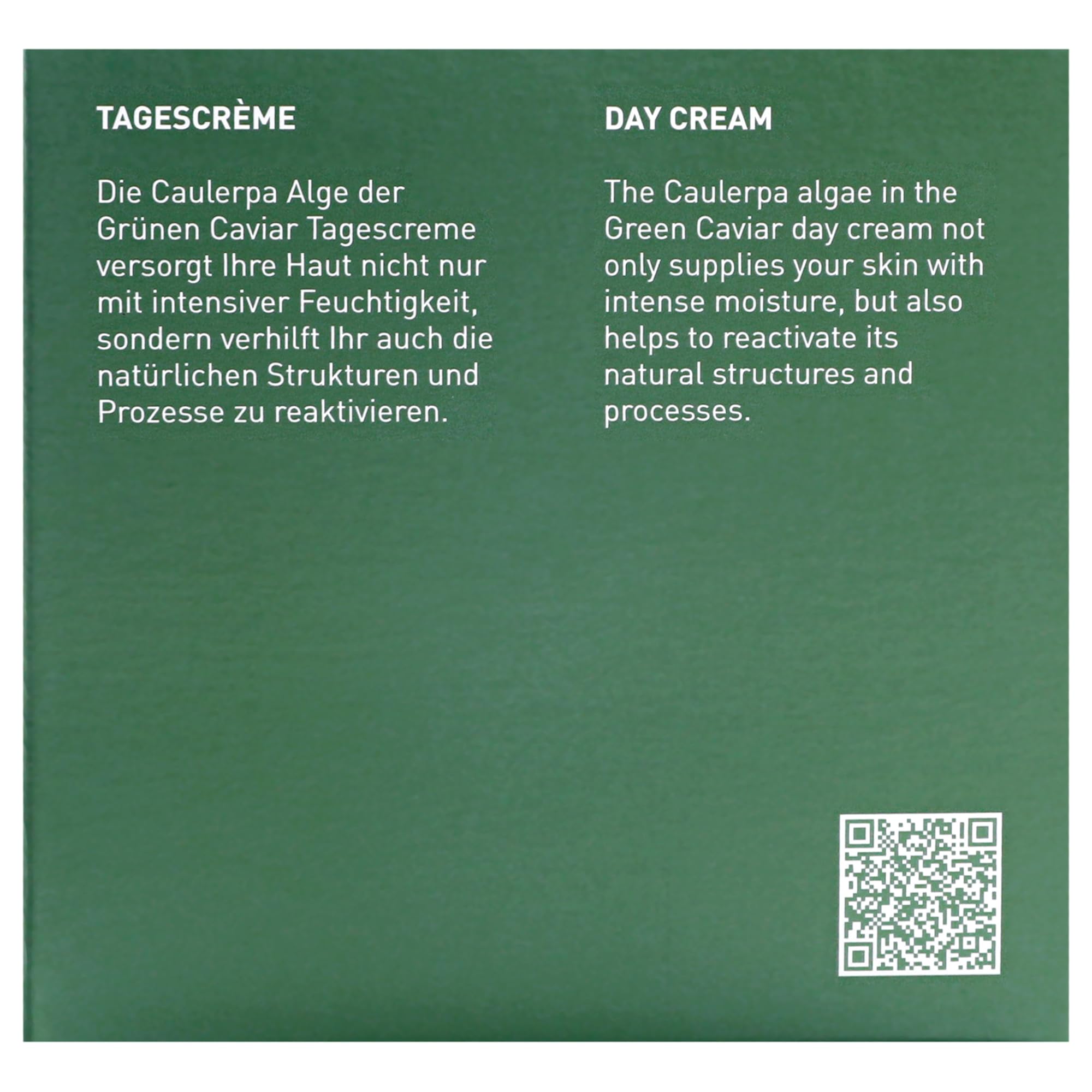 Mila d'Opiz Vegan Green Caviar Day Cream - Hydrating Face Moisturizer with Aloe Vera & Collagen Boost for Dry Skin - 1.69 oz | Daily Anti-Aging Skincare for Women & Men, Perfect for Daytime Use & Under Makeup