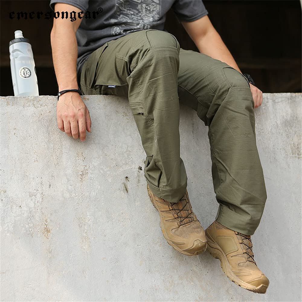 Emerson Gear E4 Tactical Pants - Military Combat Patrol Trousers for Men, Durable Outdoor Work Pants with Multiple Pockets - Perfect for Hiking, Camping & Airsoft Activities
