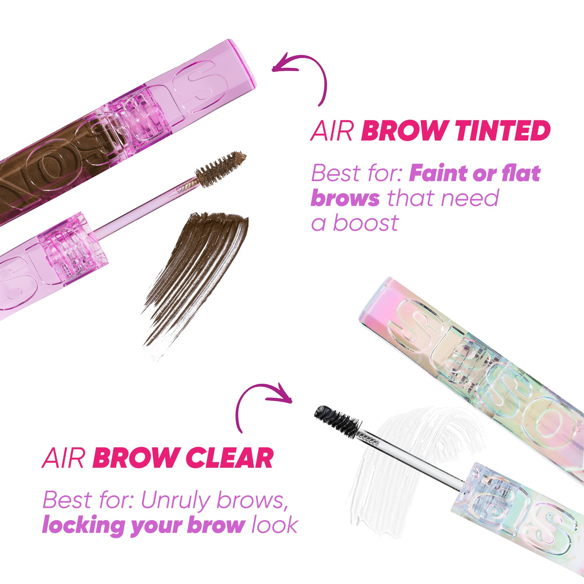 Air Brow Clear Lifting Treatment Gel - Eyebrow Growth Serum for Thicker, Fuller Brows | Natural Brow Enhancer for Daily Use at Home & Salon