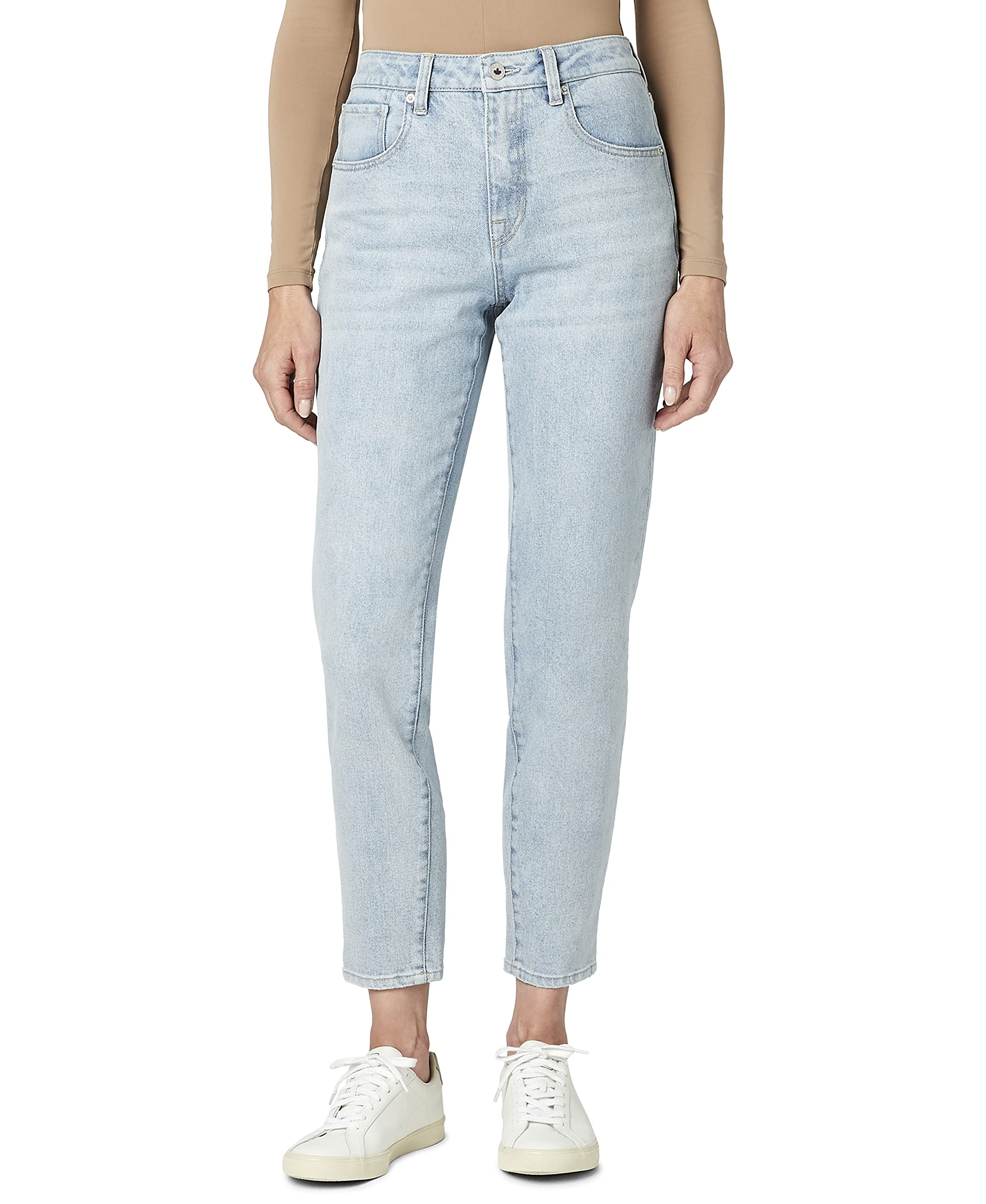 Buffalo David Bitton Women's Margot High Waist Mom Jeans - Vintage Style Stretch Denim Pants for Casual Wear & Everyday Outfits