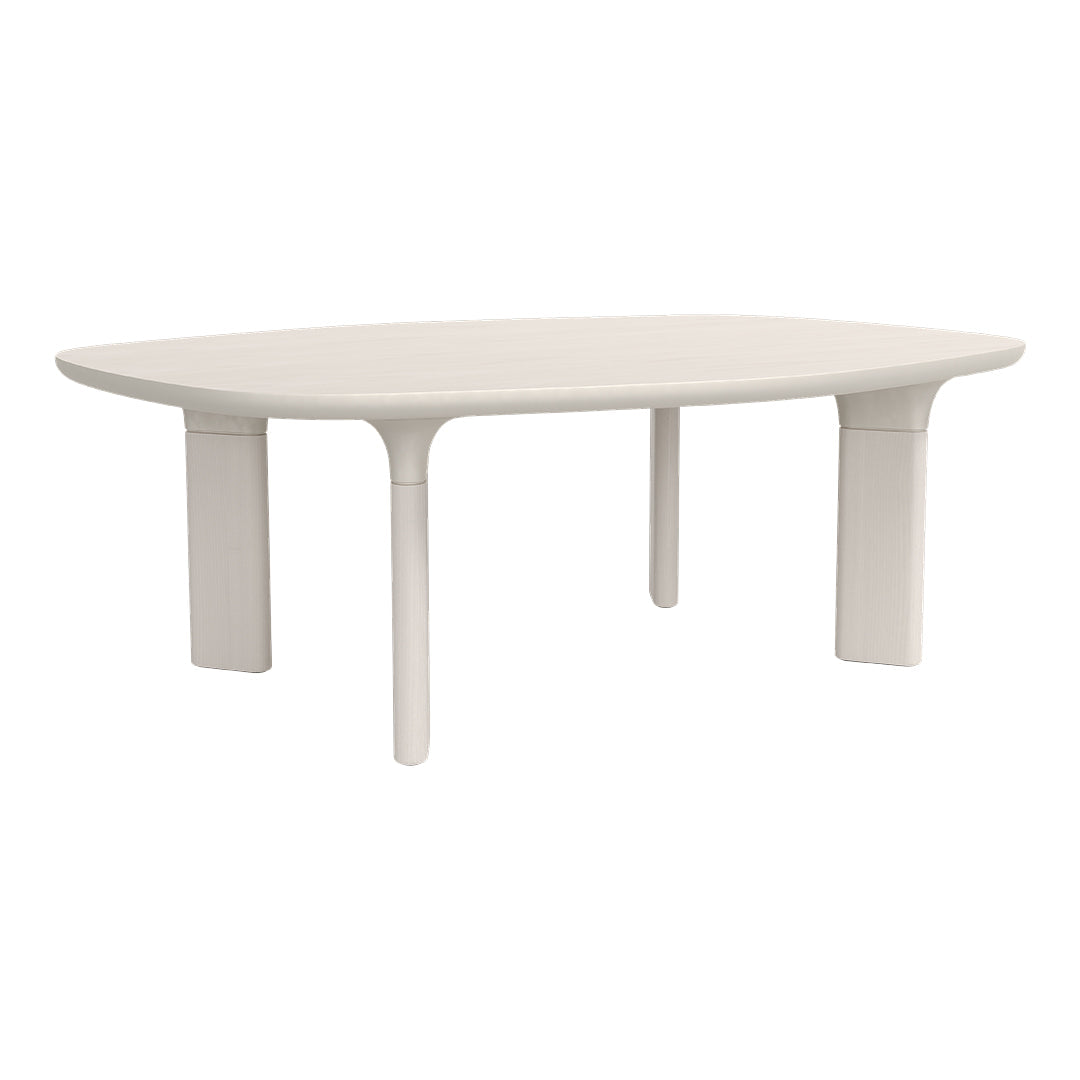 Vintage Wooden Analog Coffee Table - Mid-Century Modern Side Table for Living Room, Bedroom & Office - Stylish Home Decor Furniture for Small Spaces