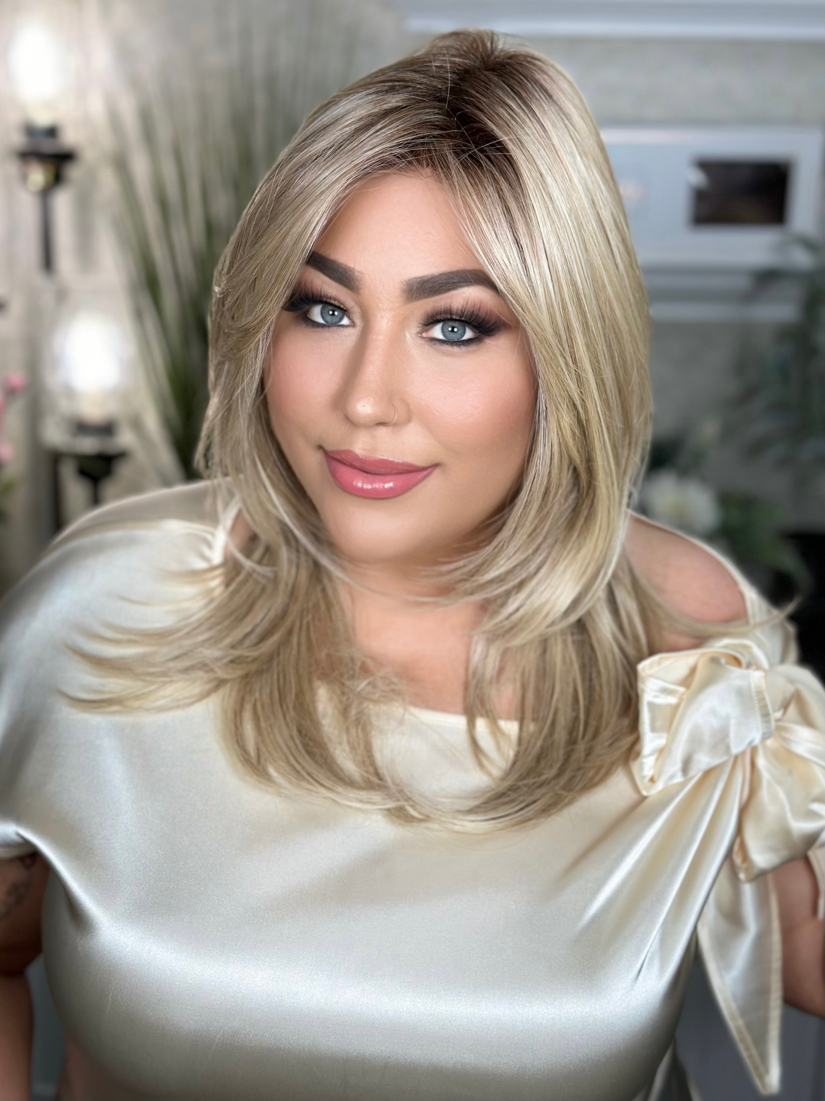 Buttermilk Blonde Hair Extensions - Everyday Elegance Clip-In Human Hair Extensions for Women | Perfect for Parties, Weddings & Daily Styling