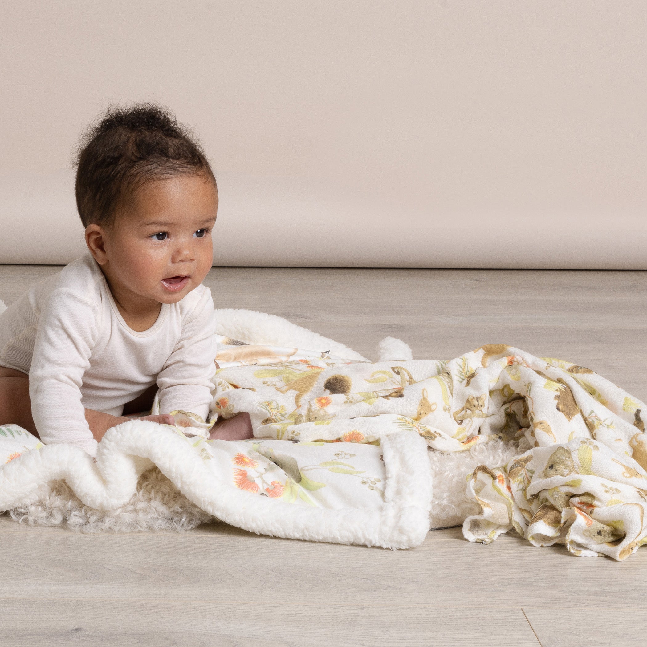 Premium Aussie Animals 3-Pack Muslin Swaddle Blankets - Soft Baby Wraps for Newborns & Infants | Perfect for Swaddling, Nursing Cover, and Stroller Blanket