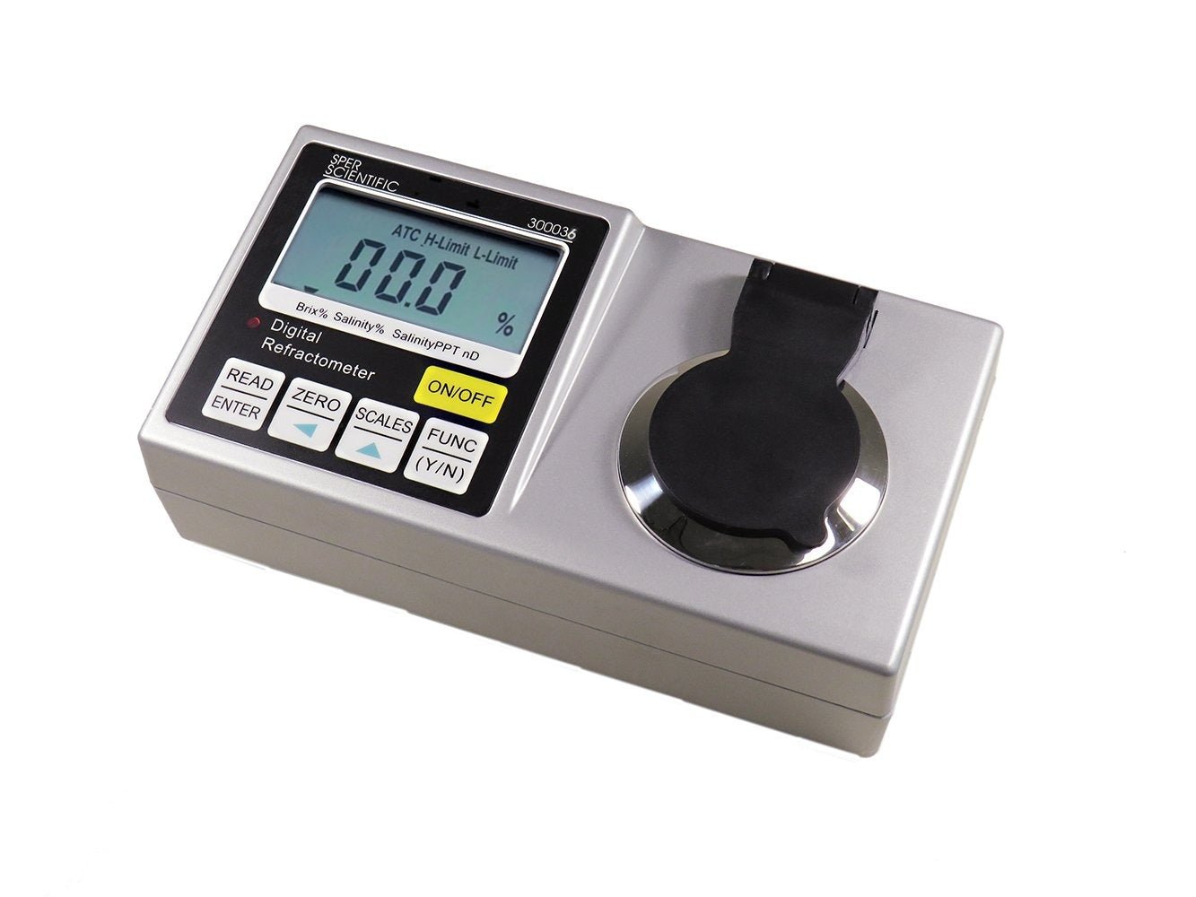 Professional Digital Refractometer for Clinical Use - Accurate Brix & Salinity Measurement - Ideal for Medical Labs, Brewing & Food Testing