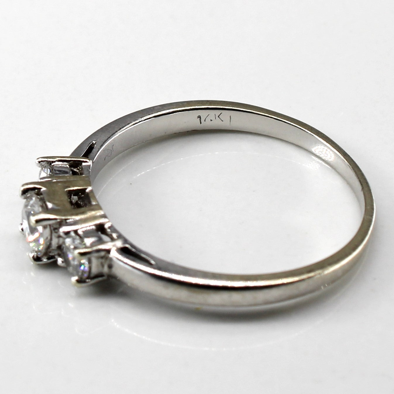 0.45ctw Three Stone Diamond Engagement Ring for Women, Size 7.25 - Perfect for Proposals, Anniversaries & Special Occasions