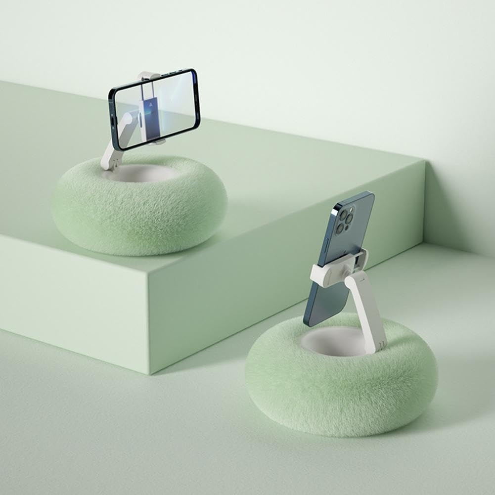 Adjustable Tablet Stand Holder for Kindle, iPad, Phone - Ergonomic Reading & Viewing Cushion with Removable Comfort Bowl - Perfect for Bed, Desk, and Travel Use