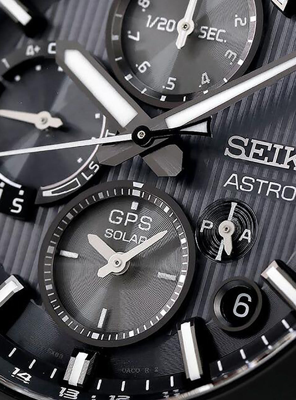 SEIKO ASTRON NEXTER 'DEEP NIGHT' 5X GPS Solar Chronograph Watch for Men - SBXC155 / SSH155 - Japanese Made JDM - Perfect for Business, Travel & Luxury Collectors