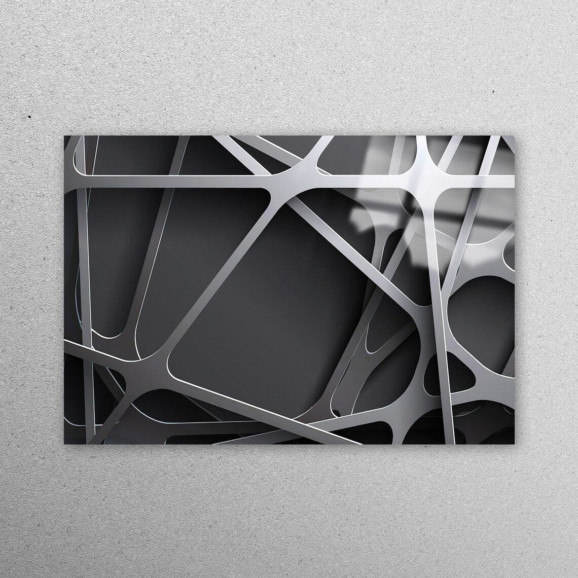 3D Effect Abstract Wall Art - Acrylic Glass Print & Tempered Glass Wall Decor - 100% Made in Australia - Ready to Hang - Perfect for Living Room, Bedroom & Office Decor